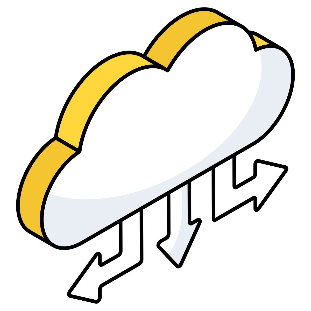 cloud arrows icon