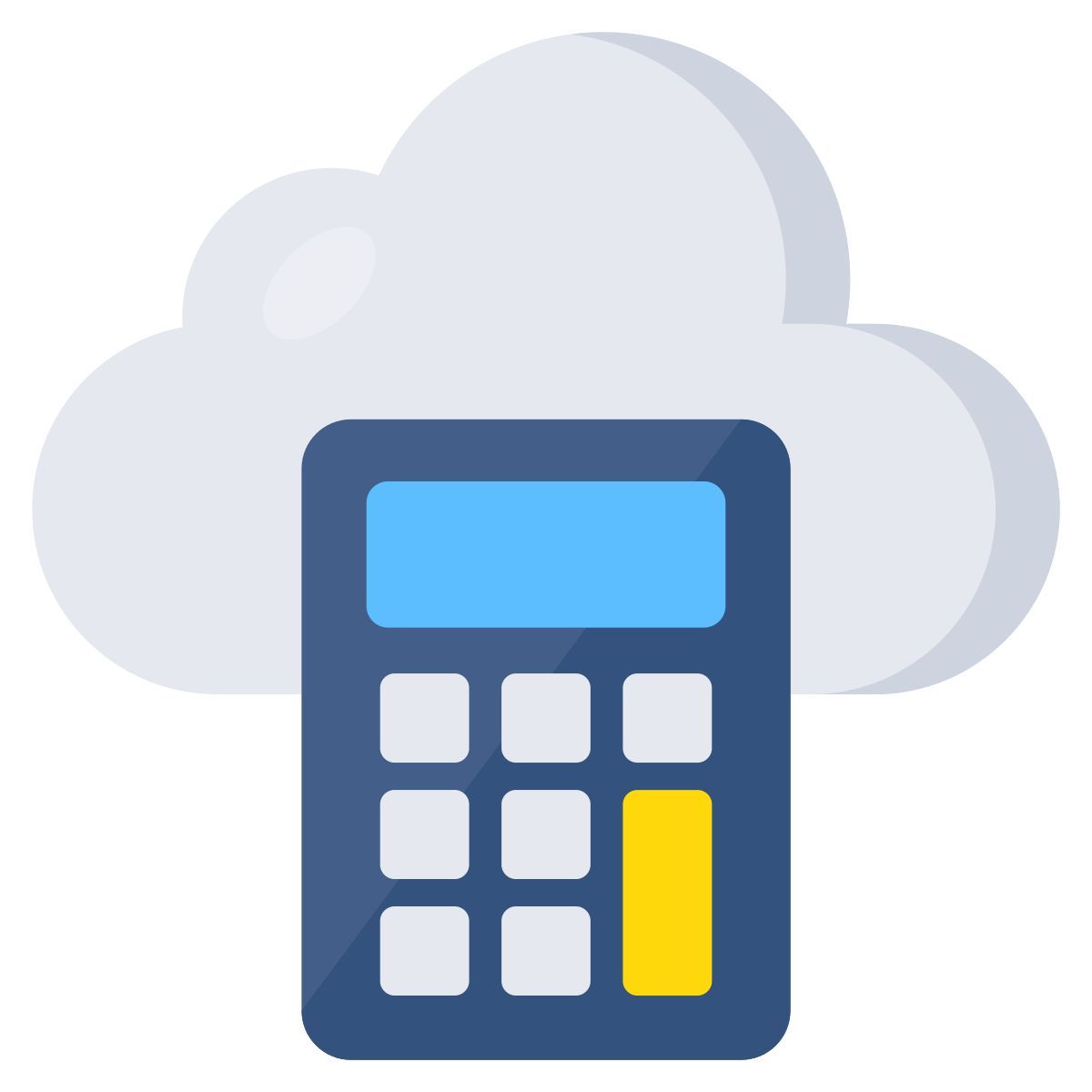 cloud calculator icon