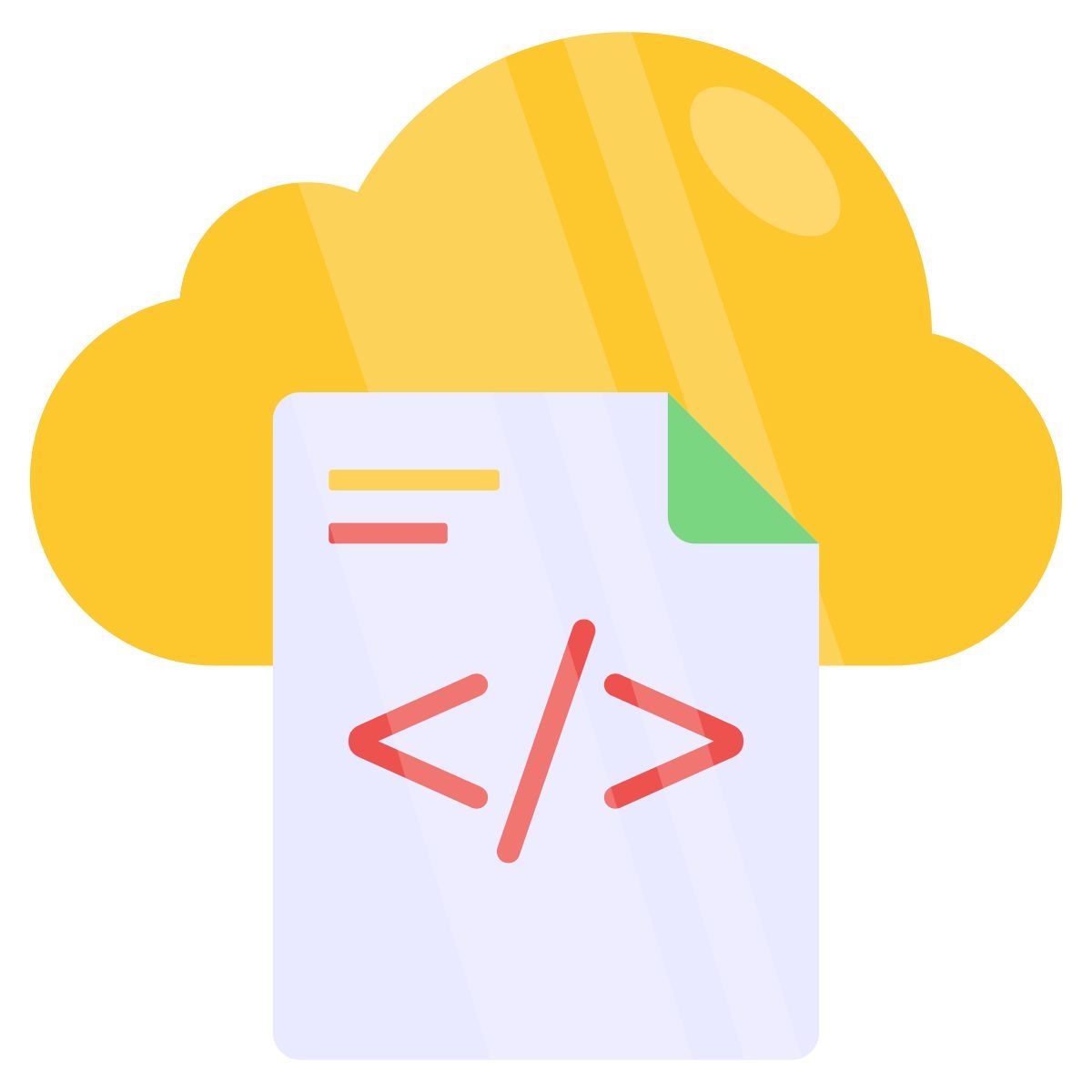 codificação em nuvem icon