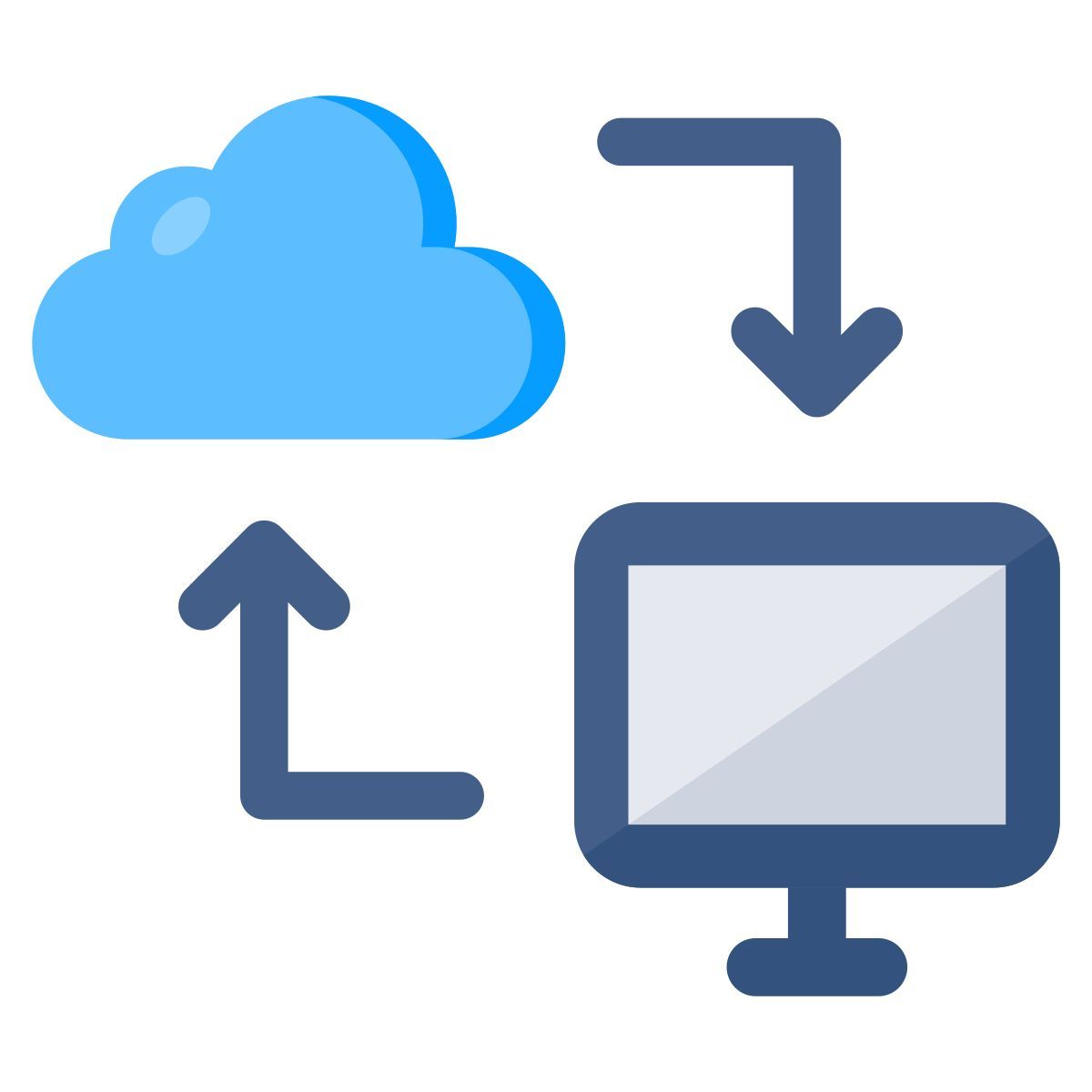cloud computer icon