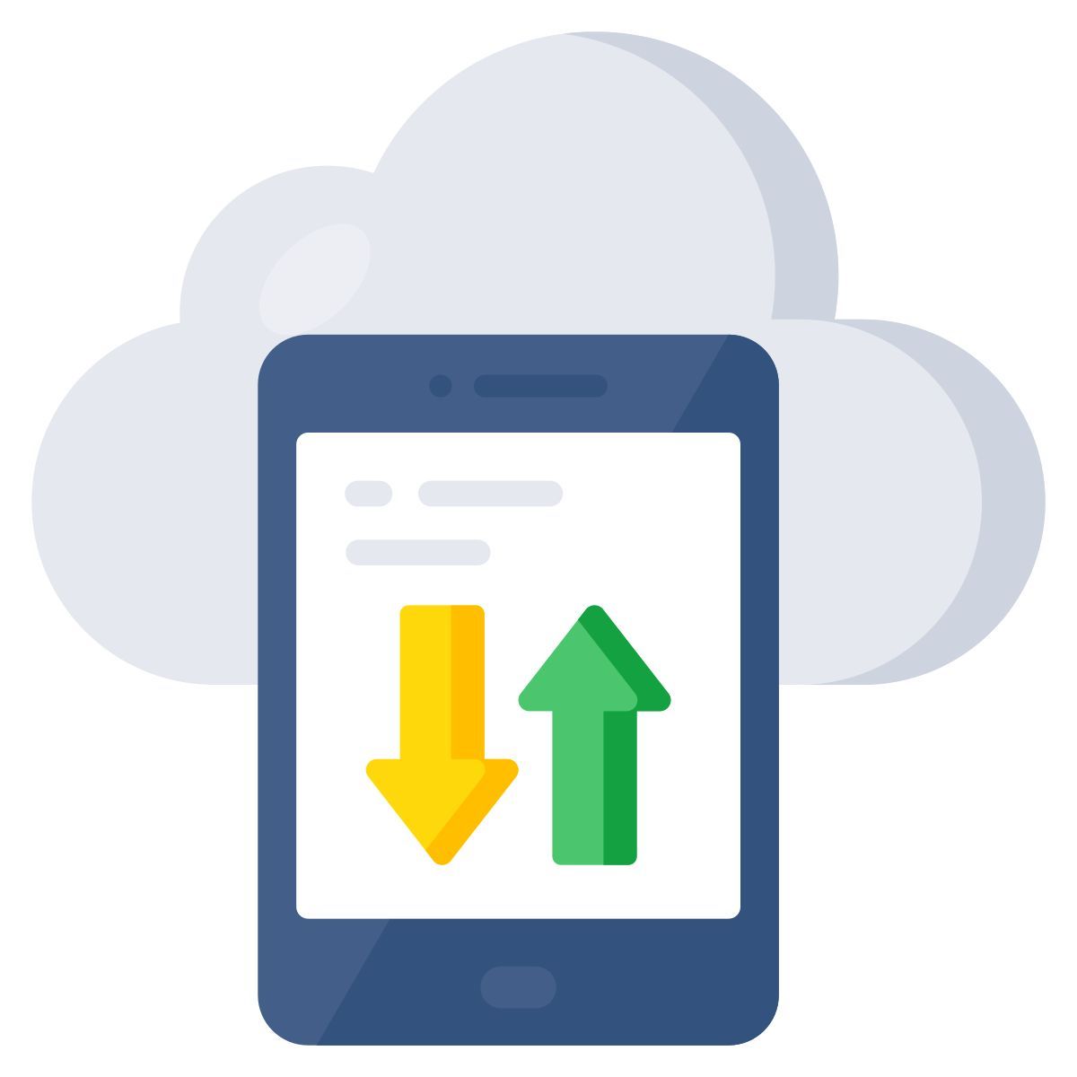 클라우드 데이터 전송 icon