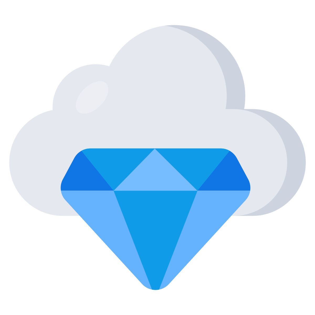 diamante da nuvem icon