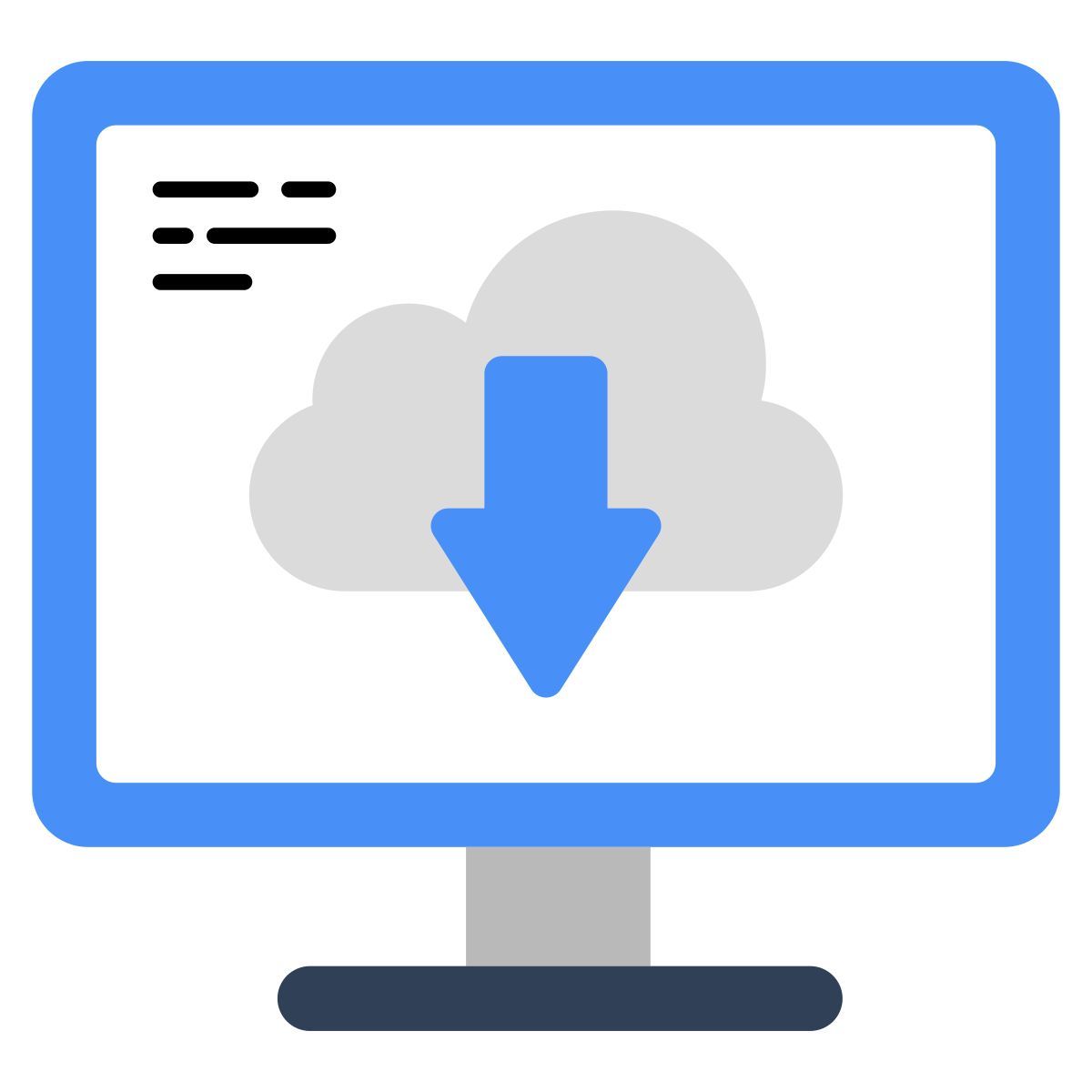 cloud download icon