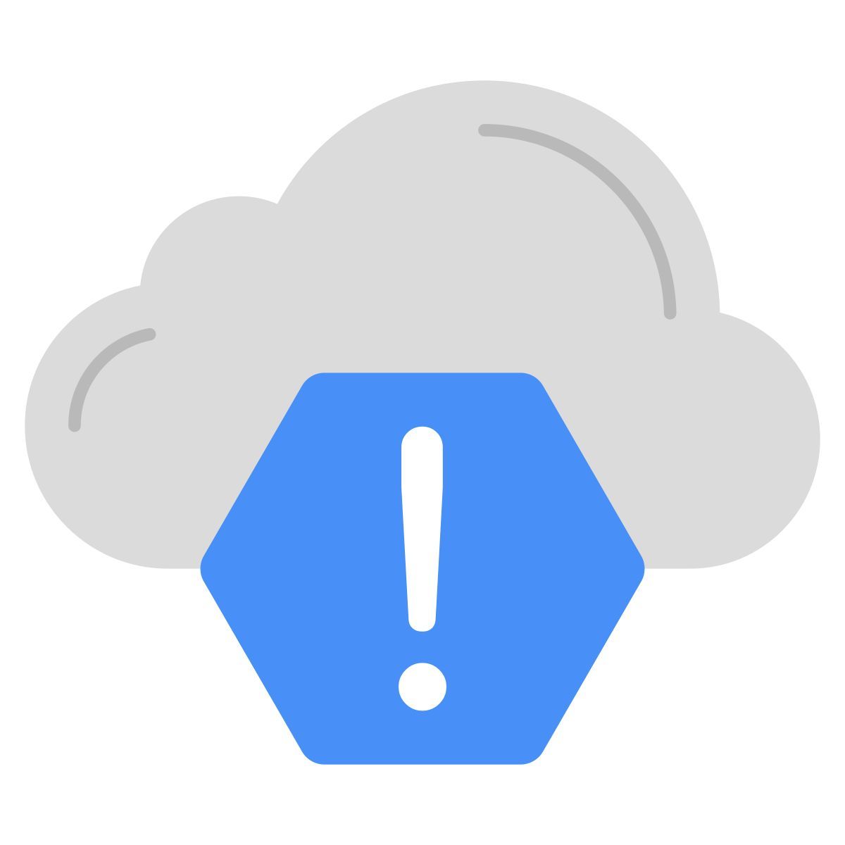erro na nuvem icon