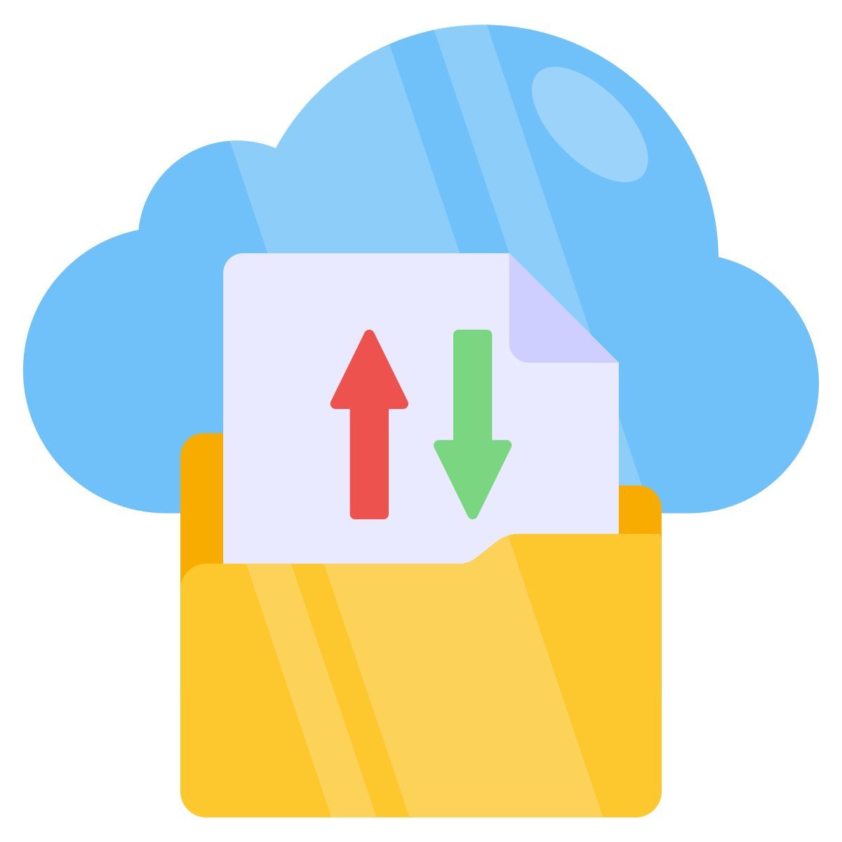cloud folder icon