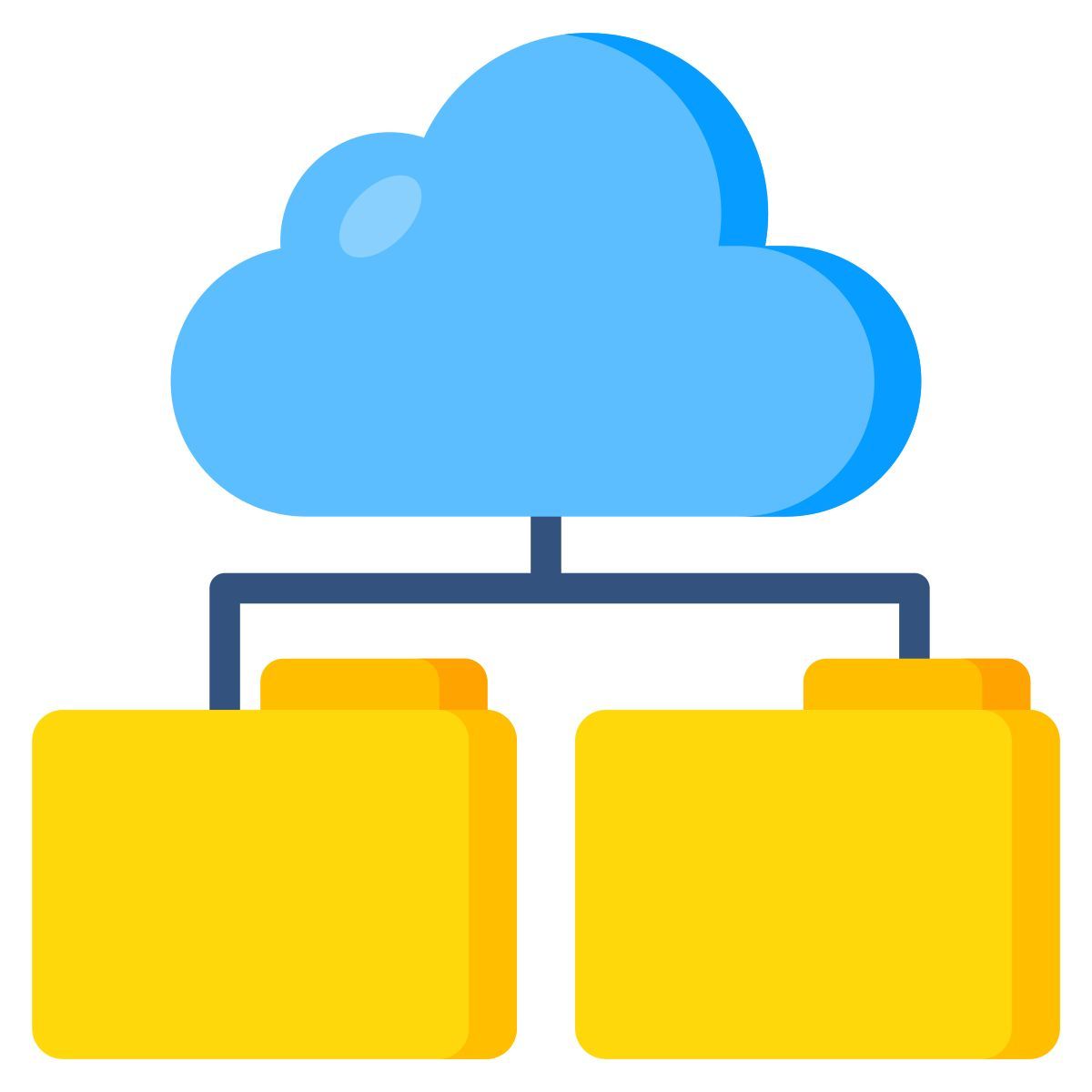 cloud folders icon