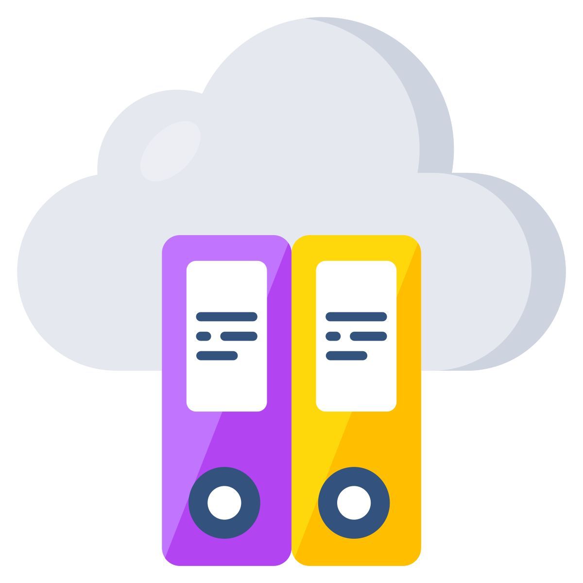 dossiers cloud icon