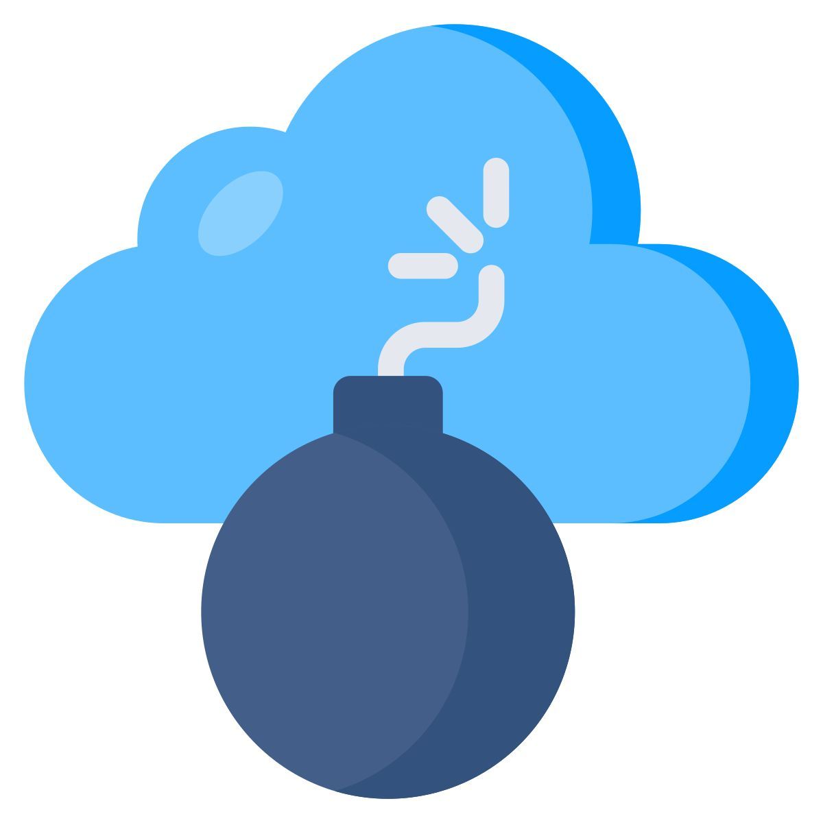 cloud  hacking icon