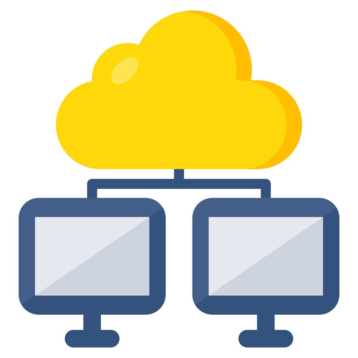 cloud hosting icon