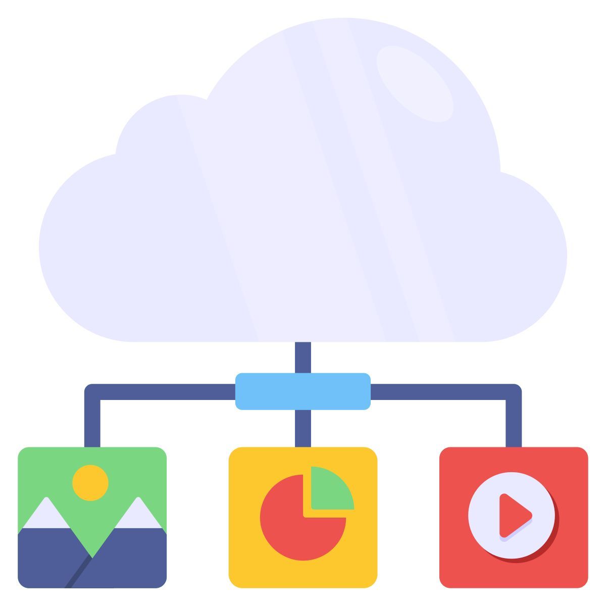 cloud hosting icon