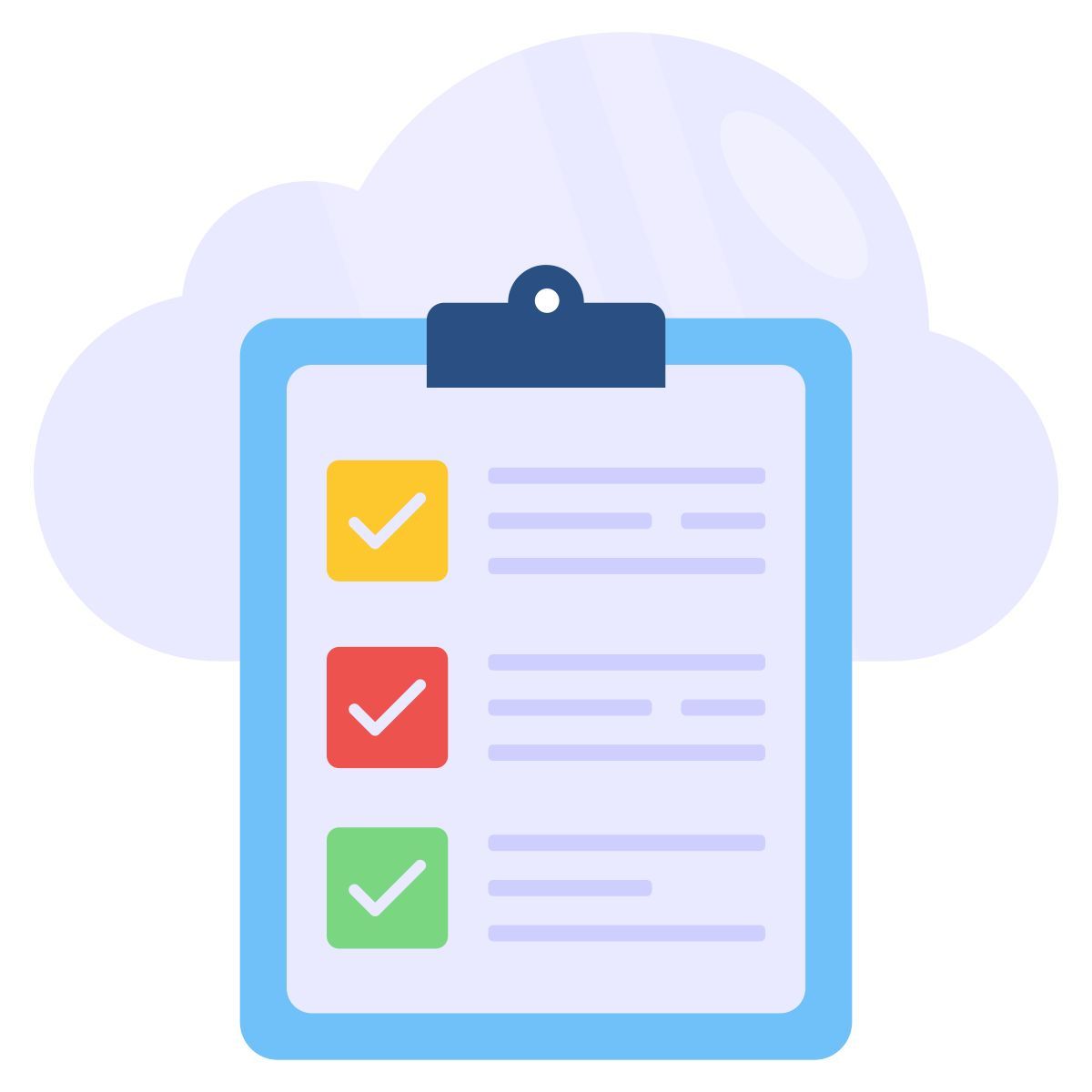 cloud list icon