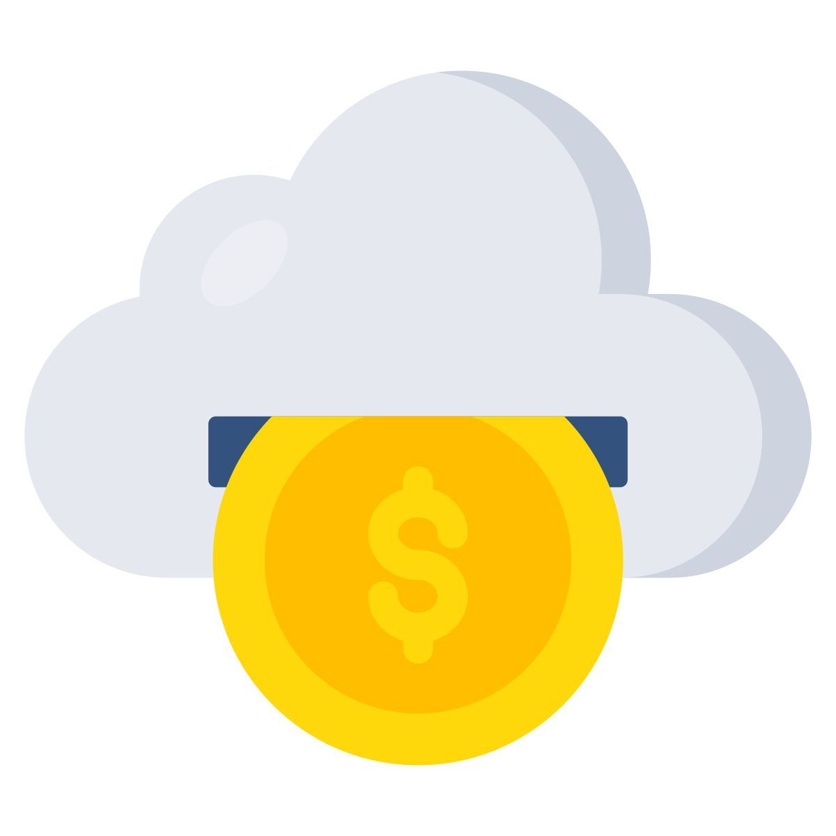 cloud geld icon