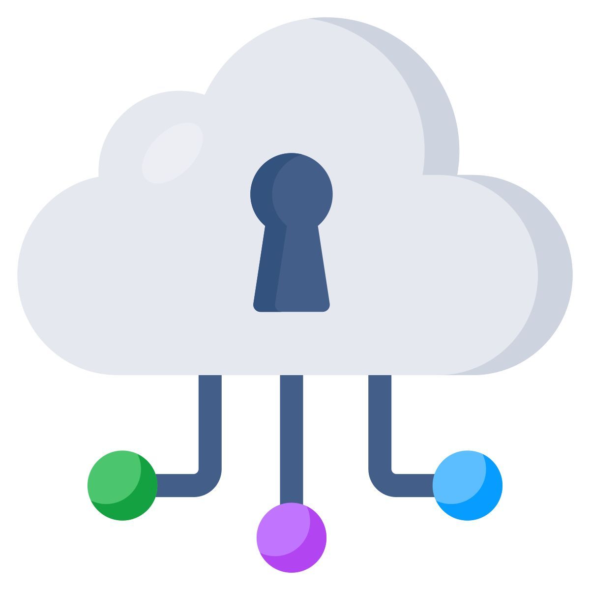 cloud security icon
