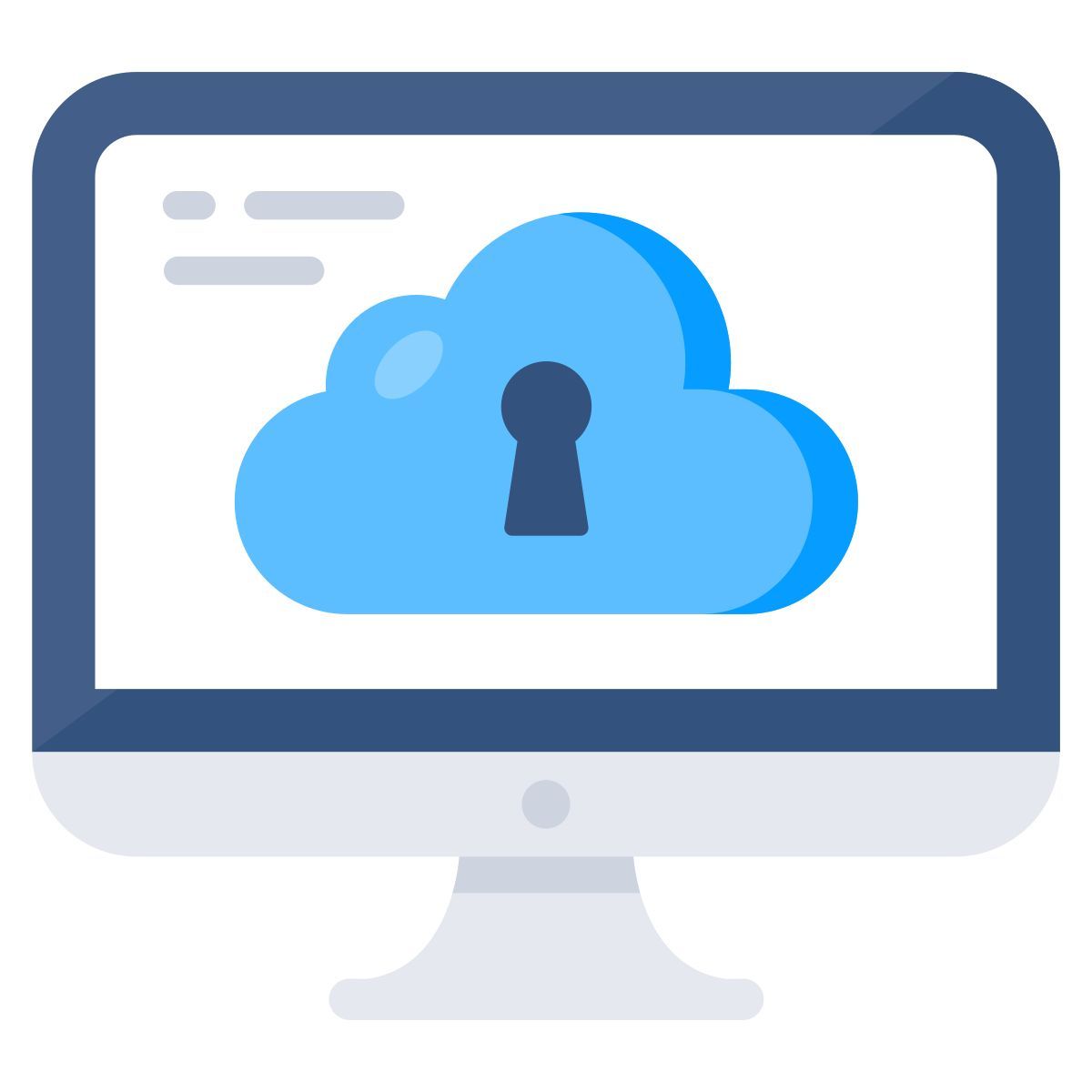 cloud security icon