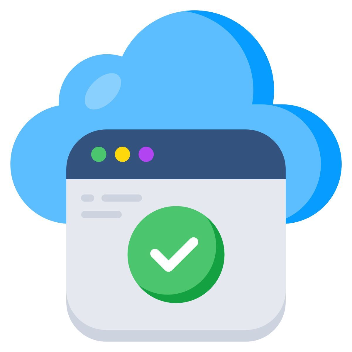 cloud website icon