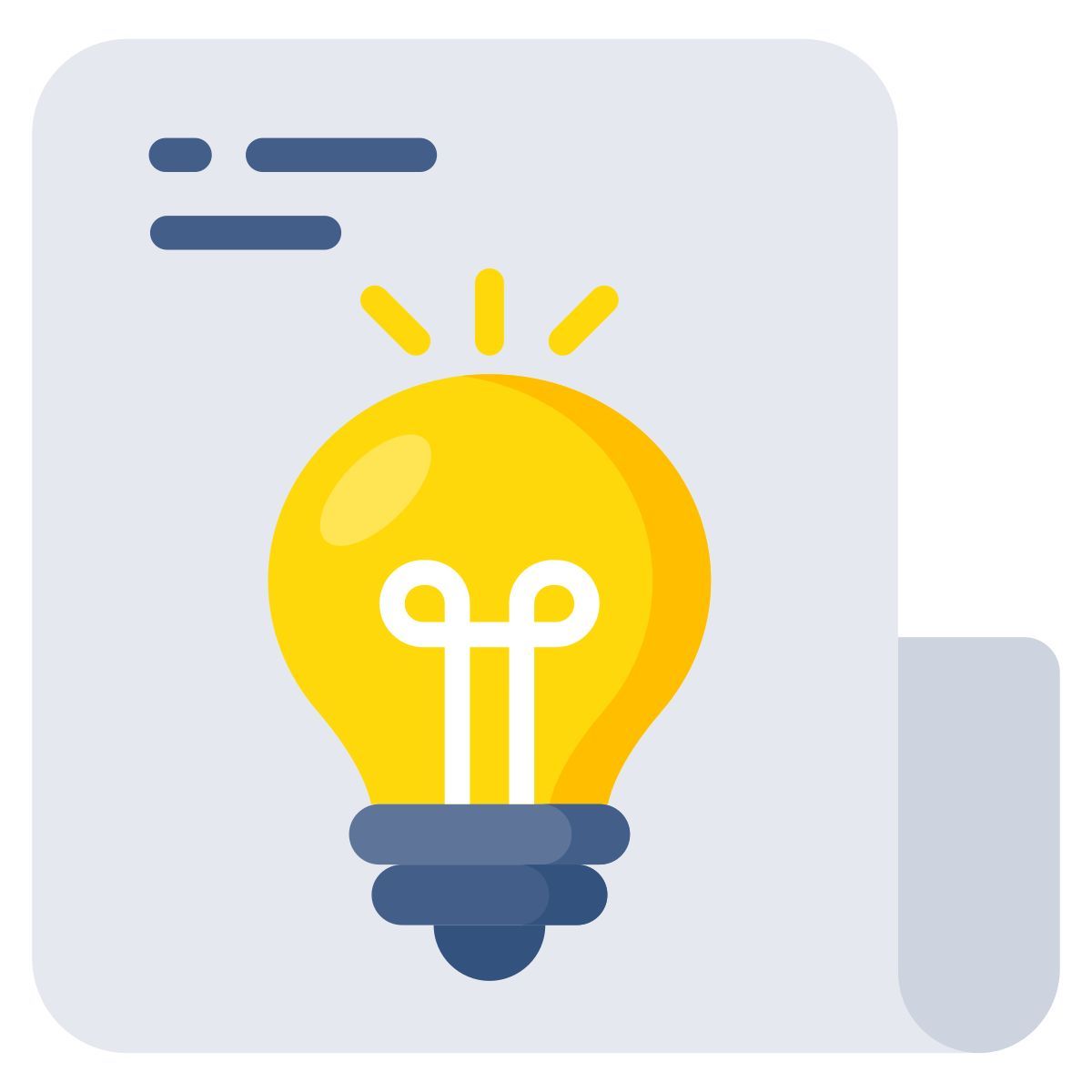 creative paper icon