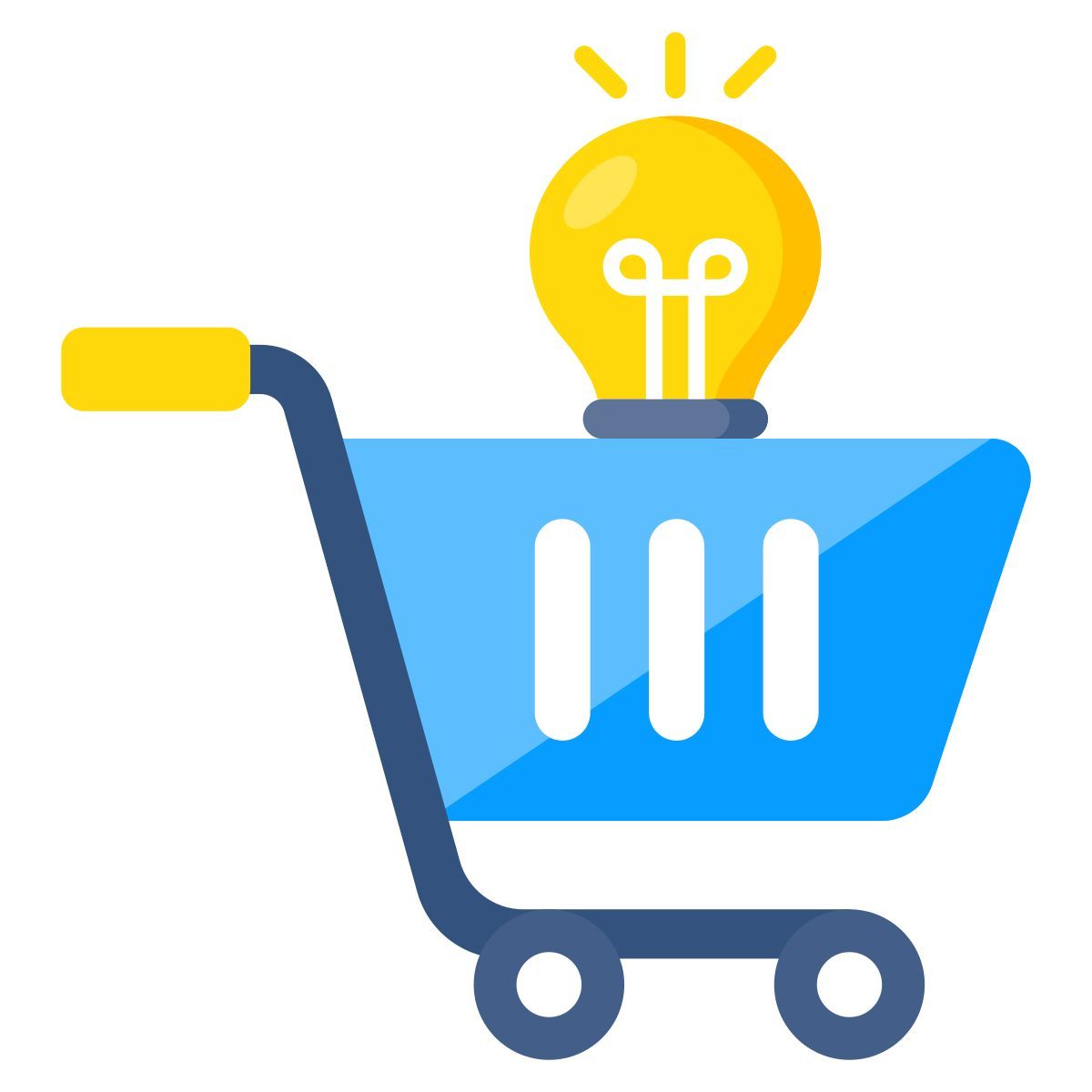 creative shopping icon