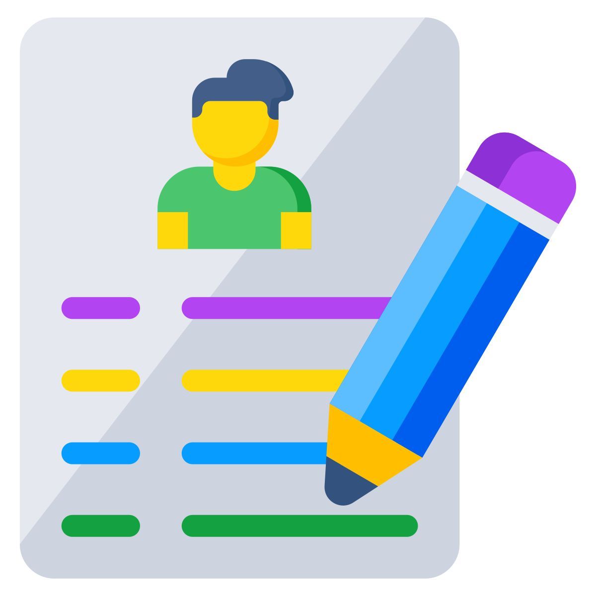 cv writing icon