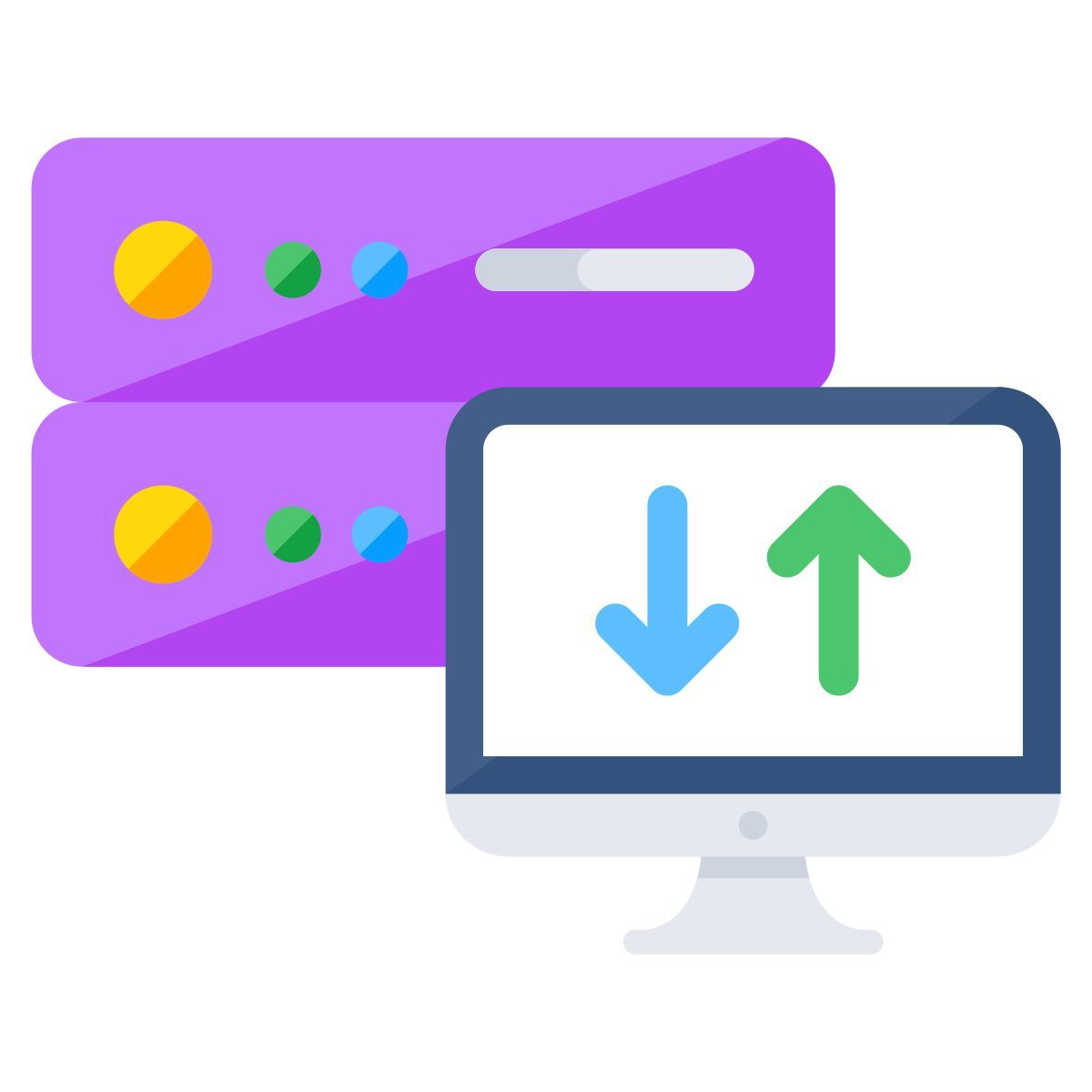 dati bidirezionali icon