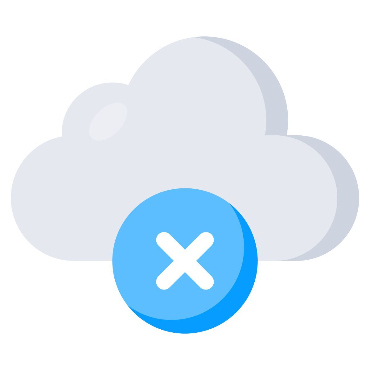 supprimer le nuage icon