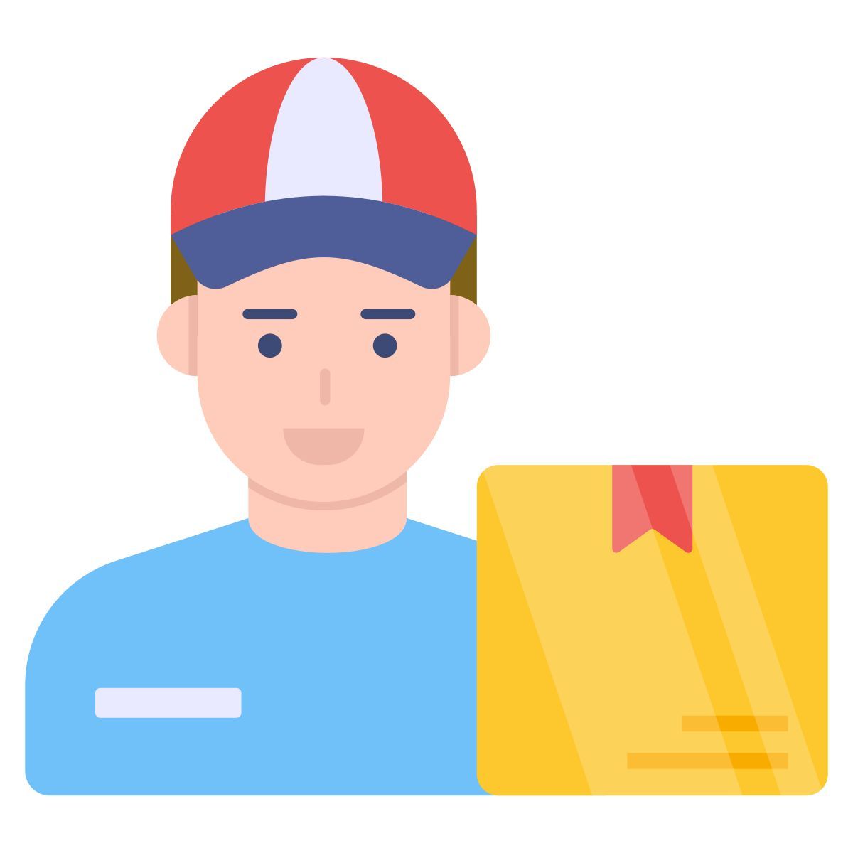 delivery man icon