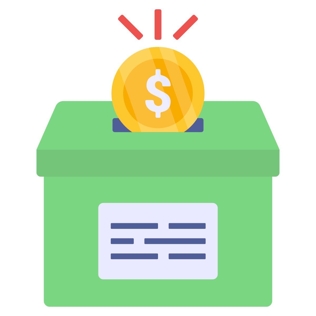 donation box icon