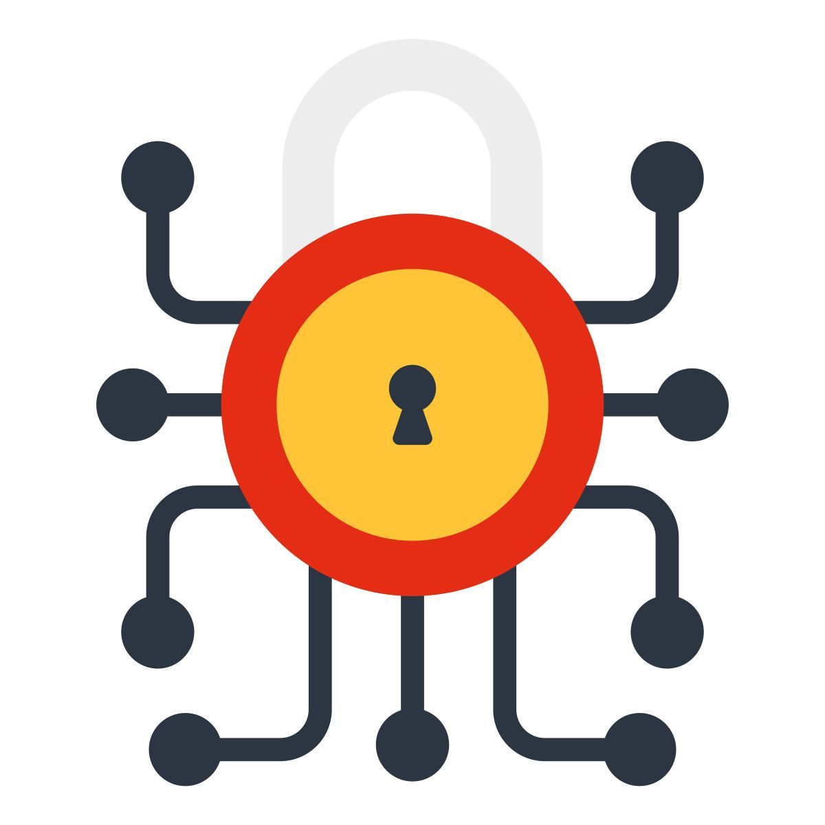 electronic lock icon