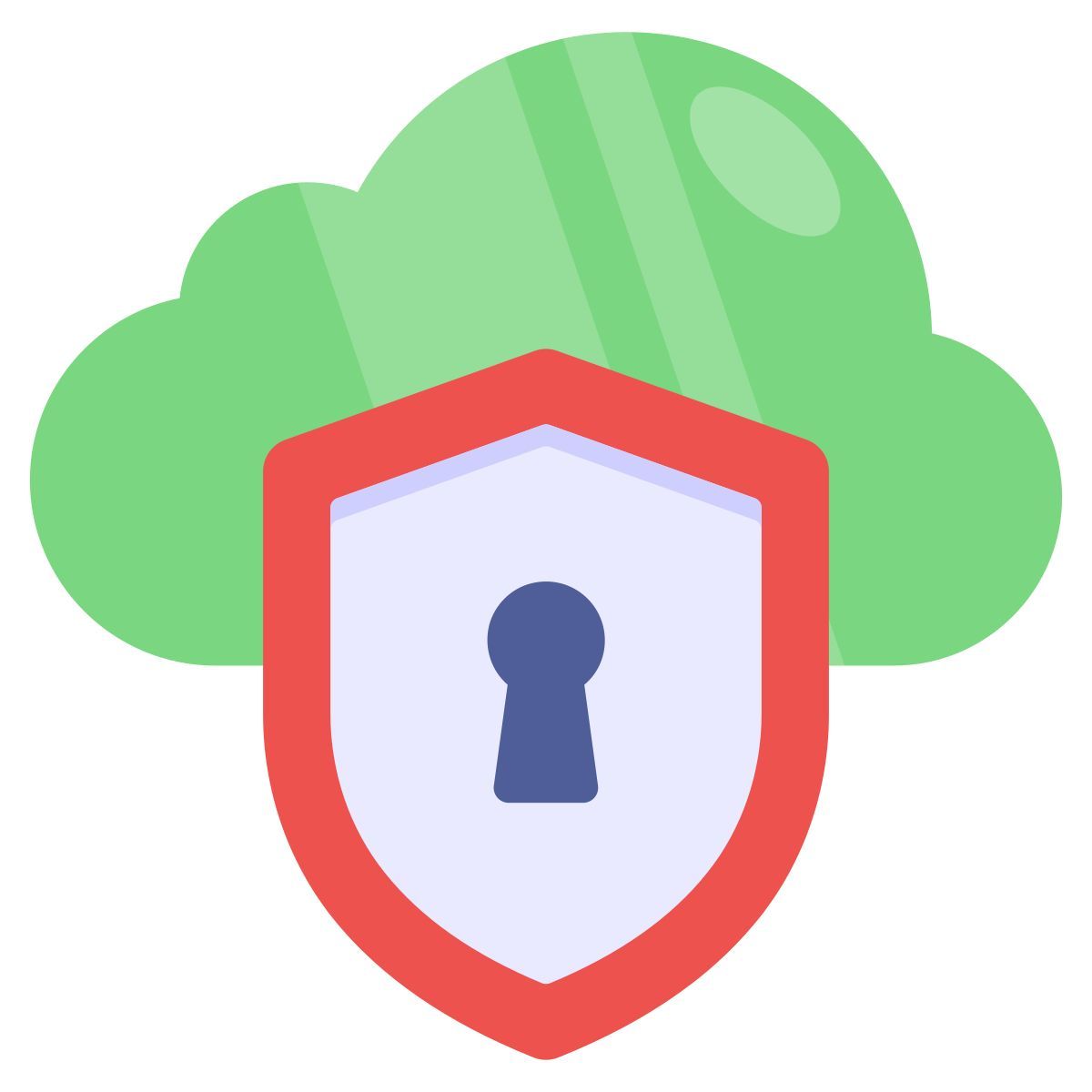 cloud crittografato icon