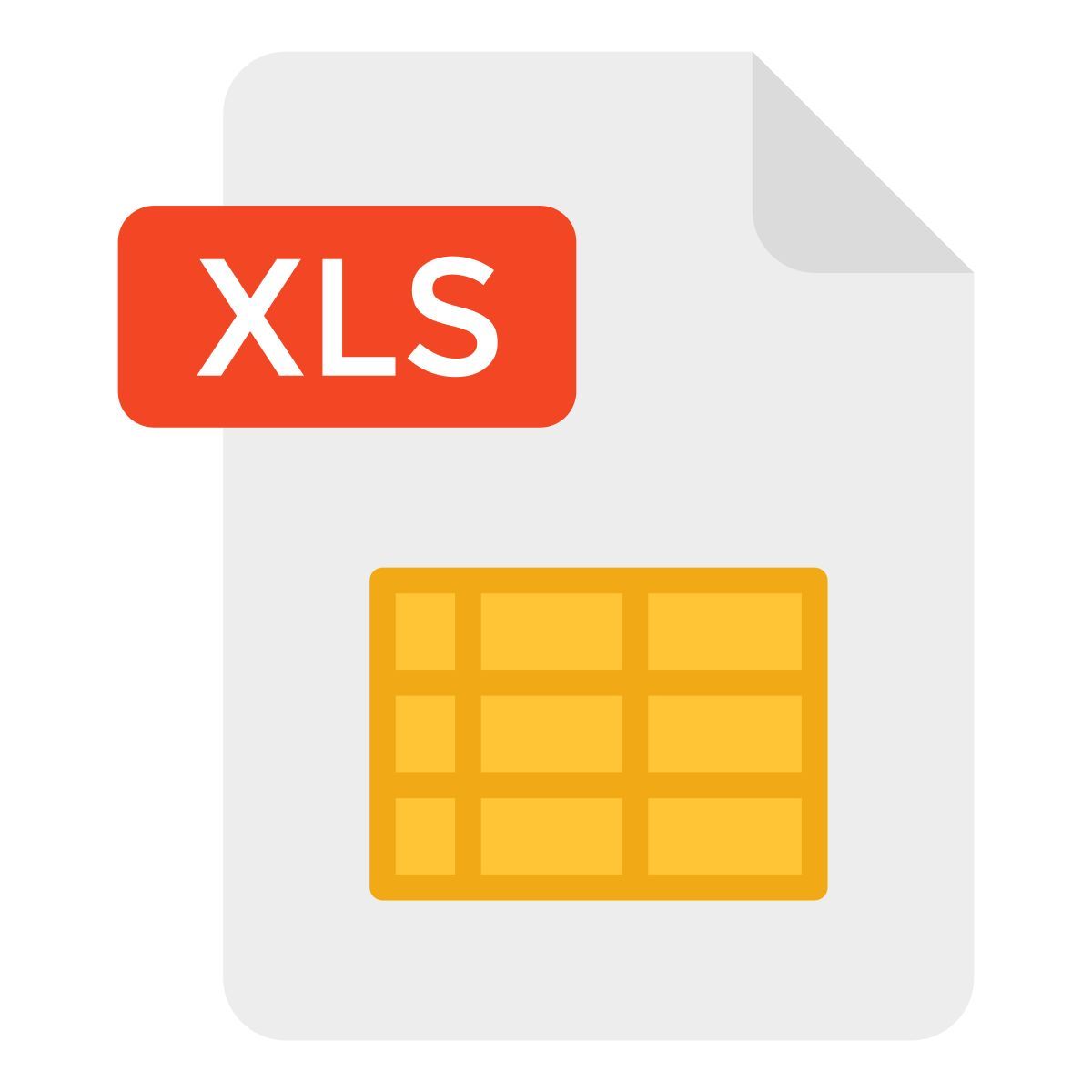 xls file icon