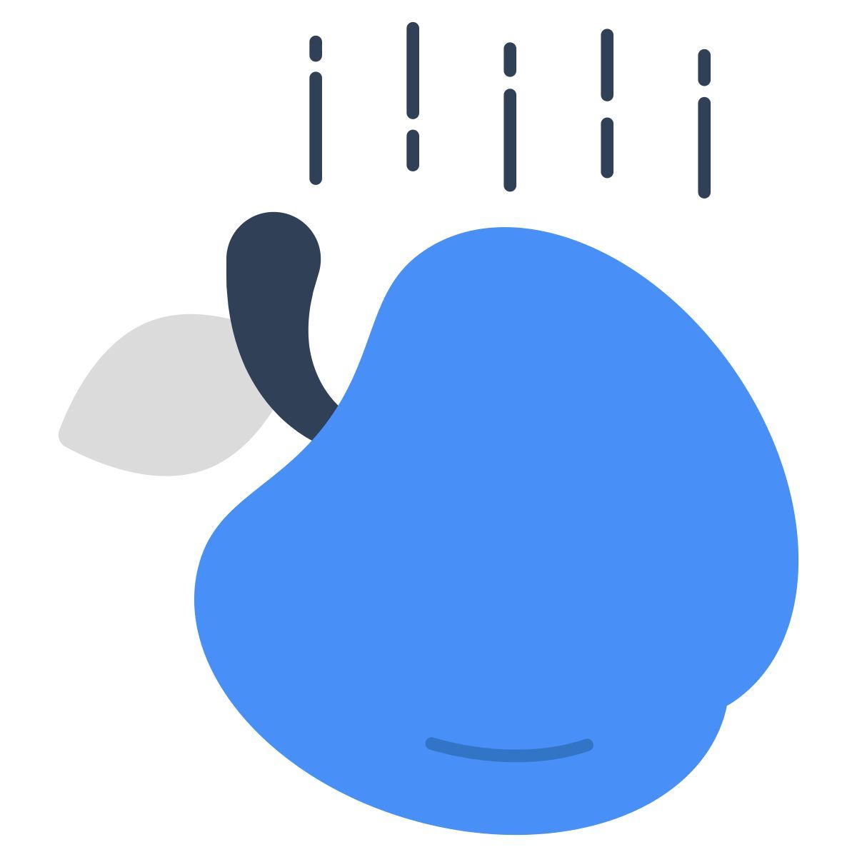 falling apple icon