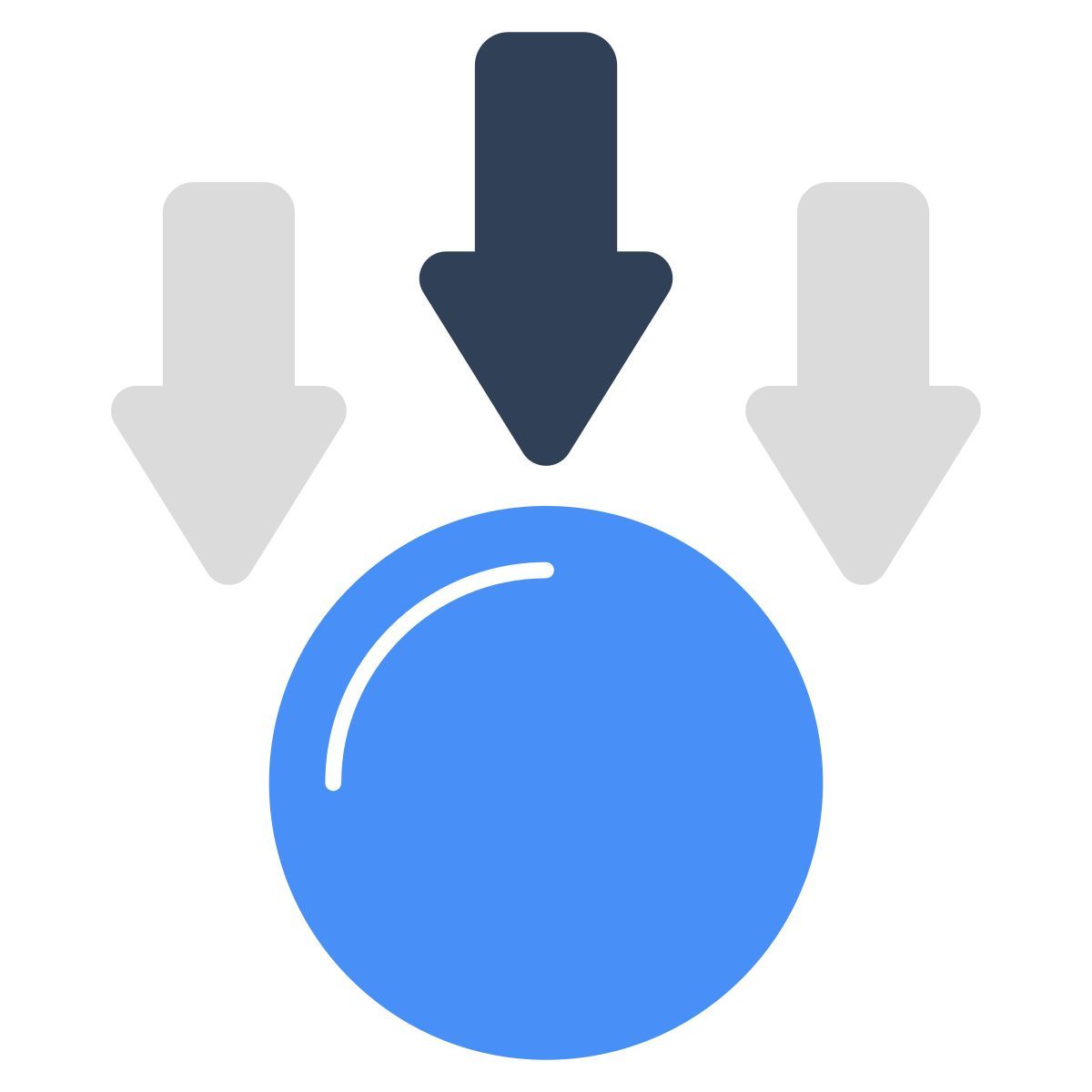 falling ball icon