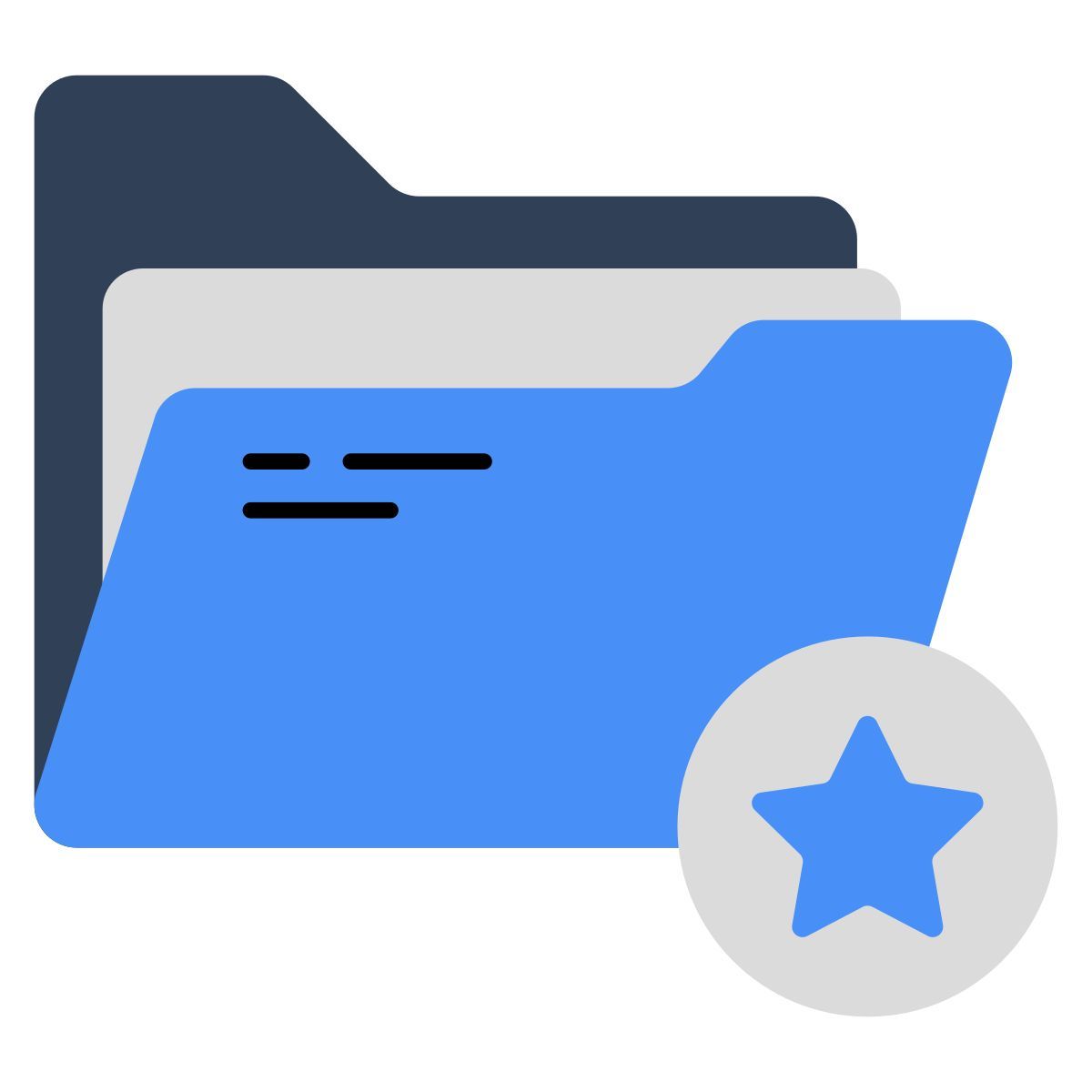 cartella preferita icon