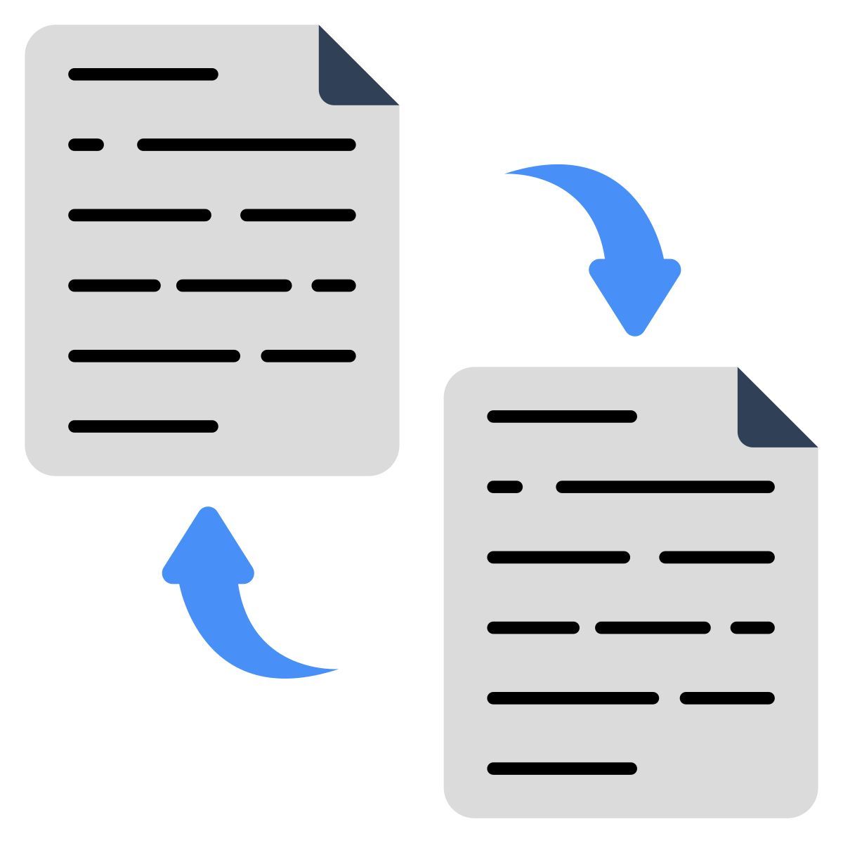 scambio di file icon