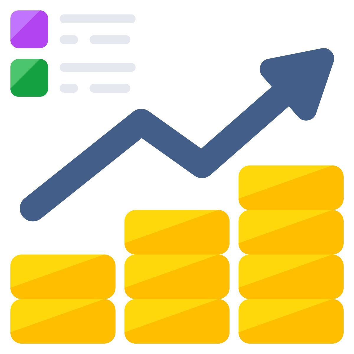 financial chart icon