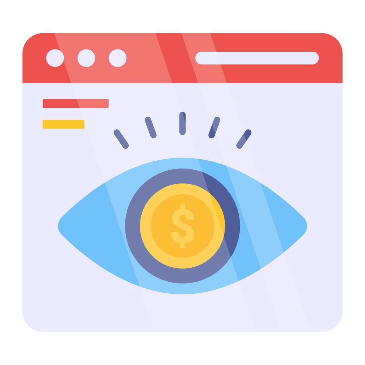 financial eye icon