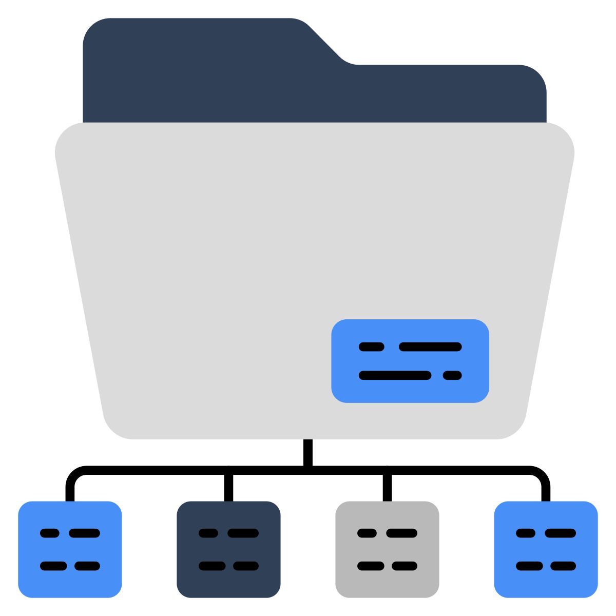 ordner netzwerk icon