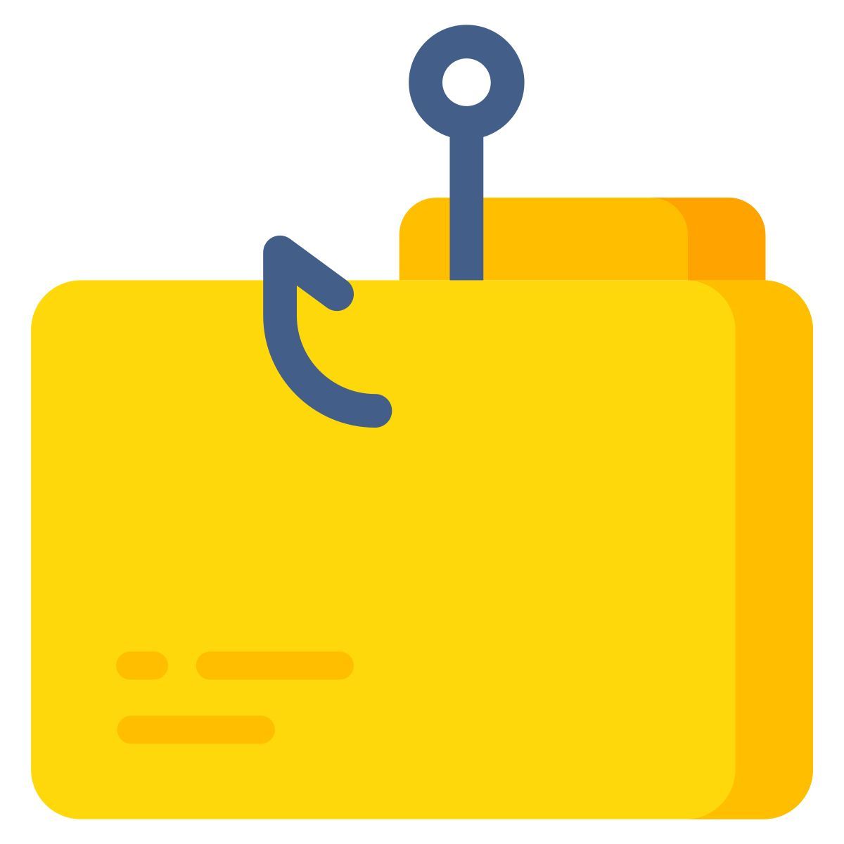 folder phishing icon