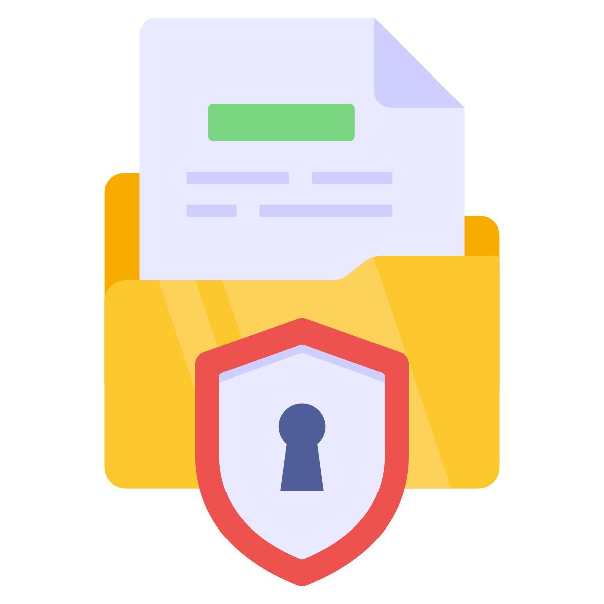 seguridad de carpetas icon