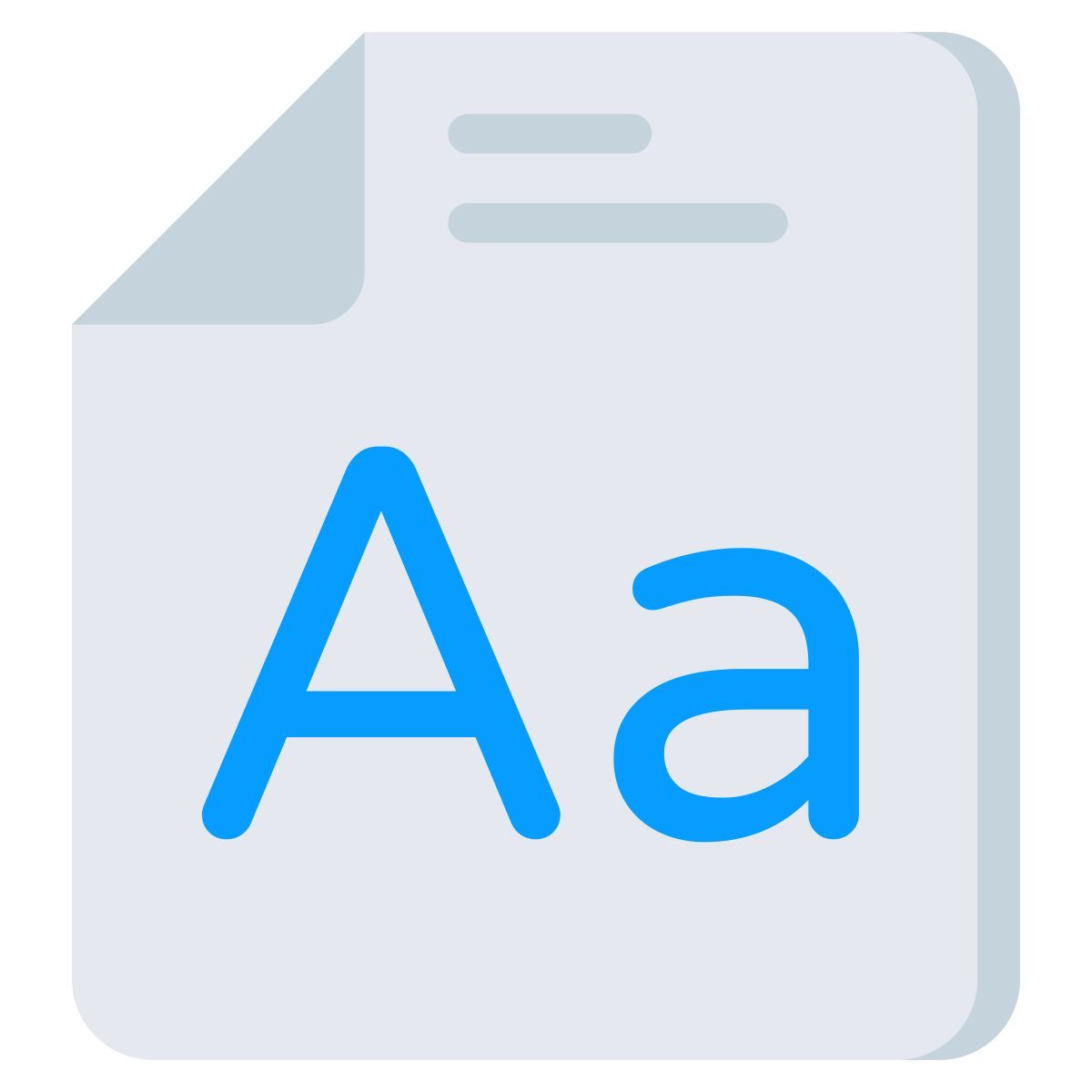 Schriftartdatei icon