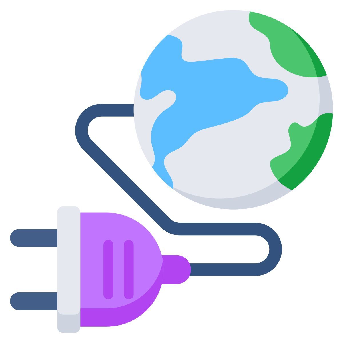globaler stecker icon
