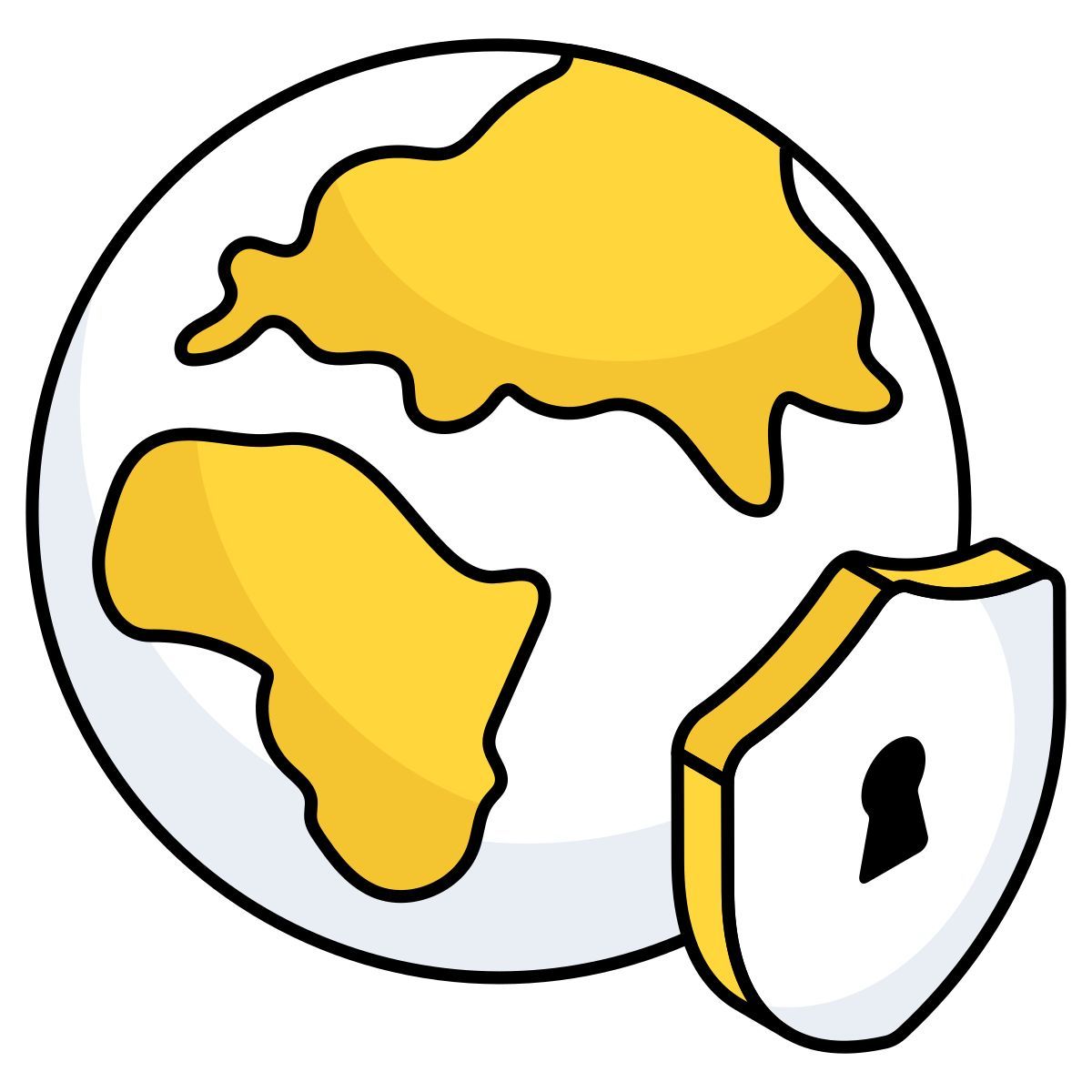 sécurité mondiale icon