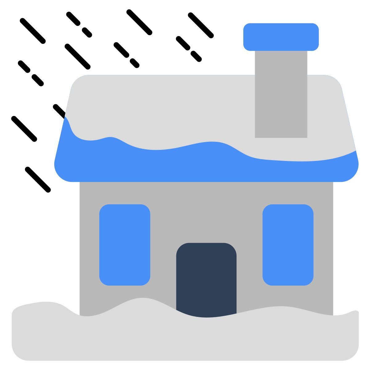 heavy rainfall icon