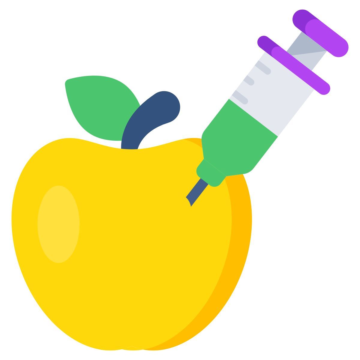injecting apple icon