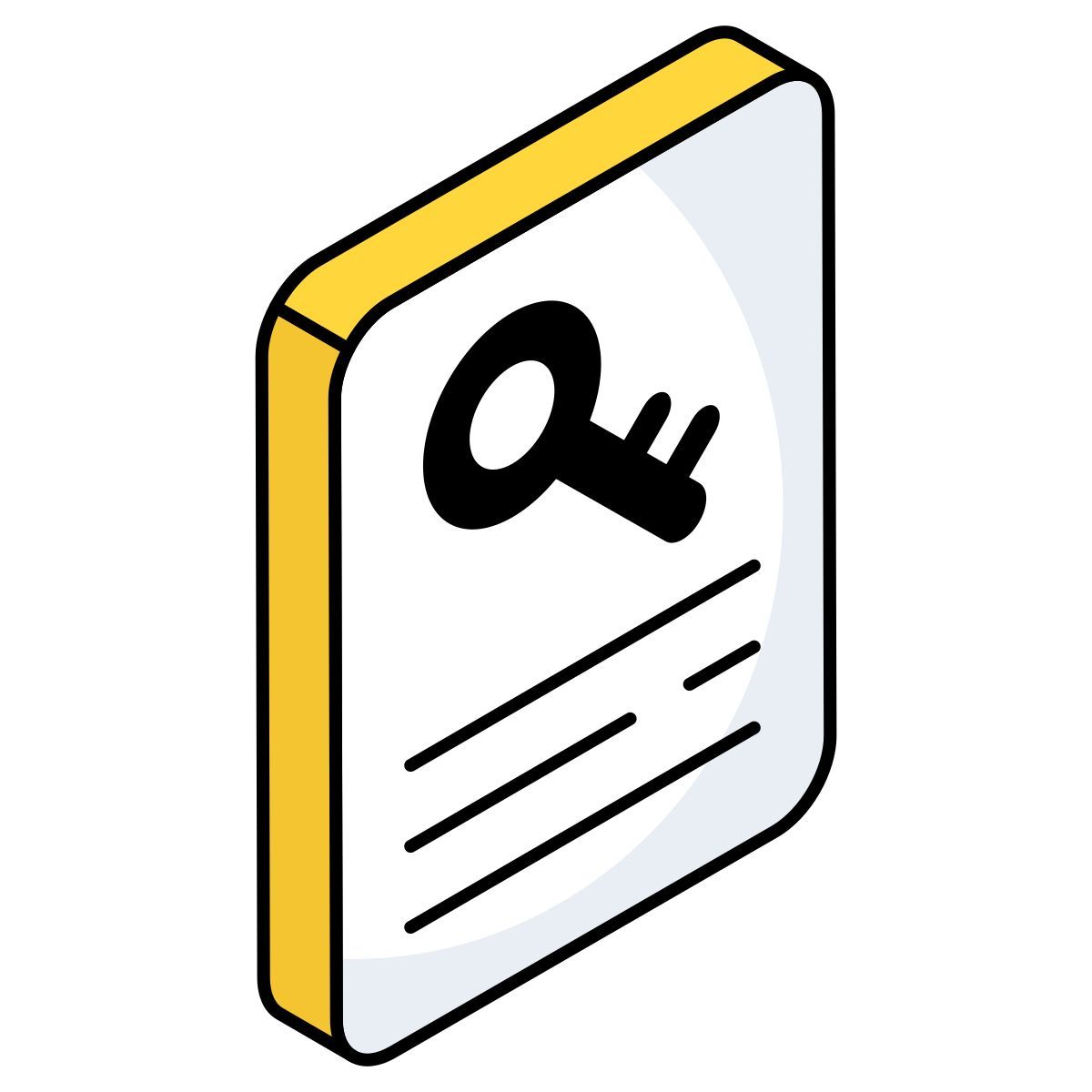 document clé icon