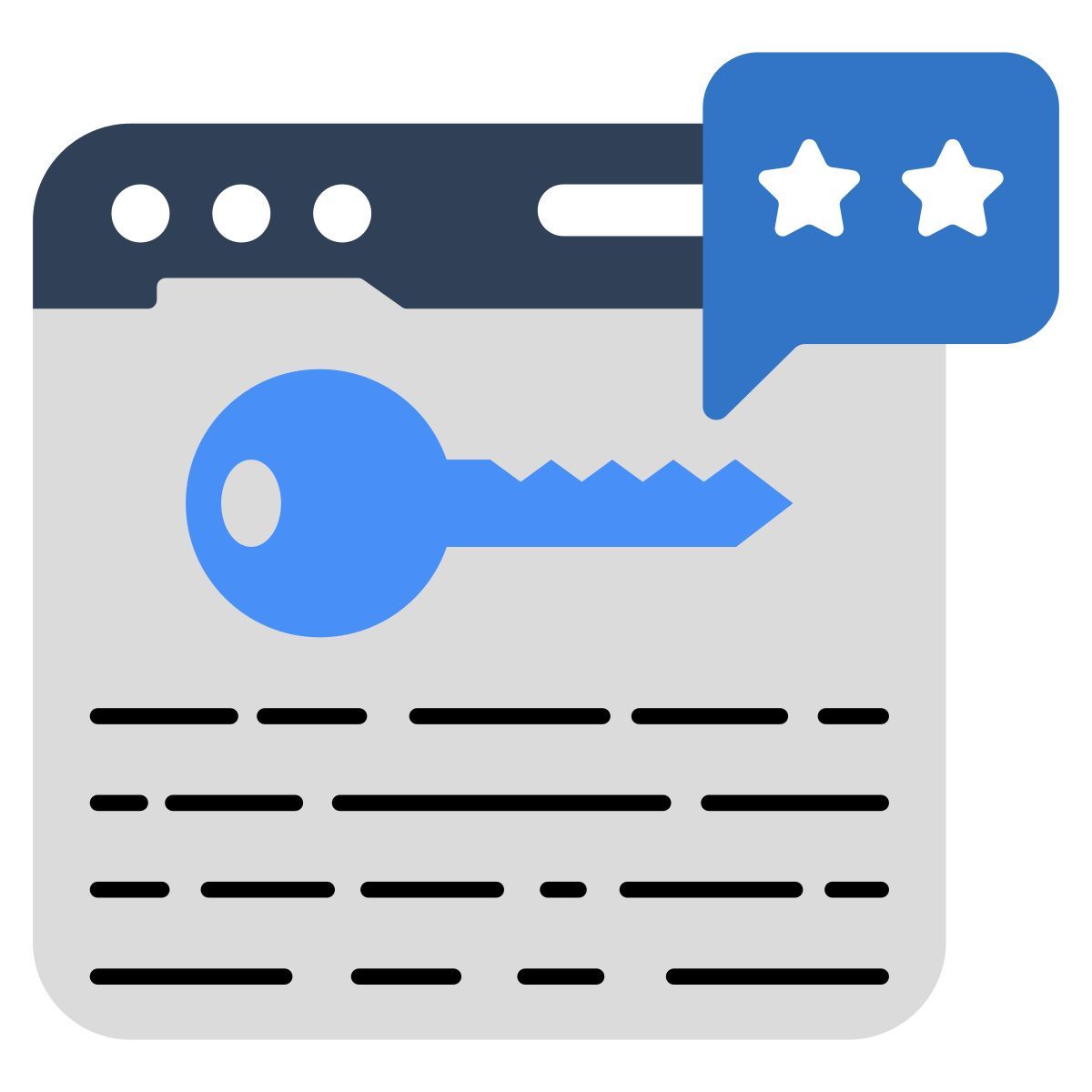 sitio web clave icon