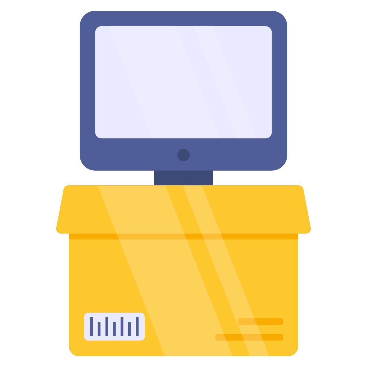 lcd parcel icon