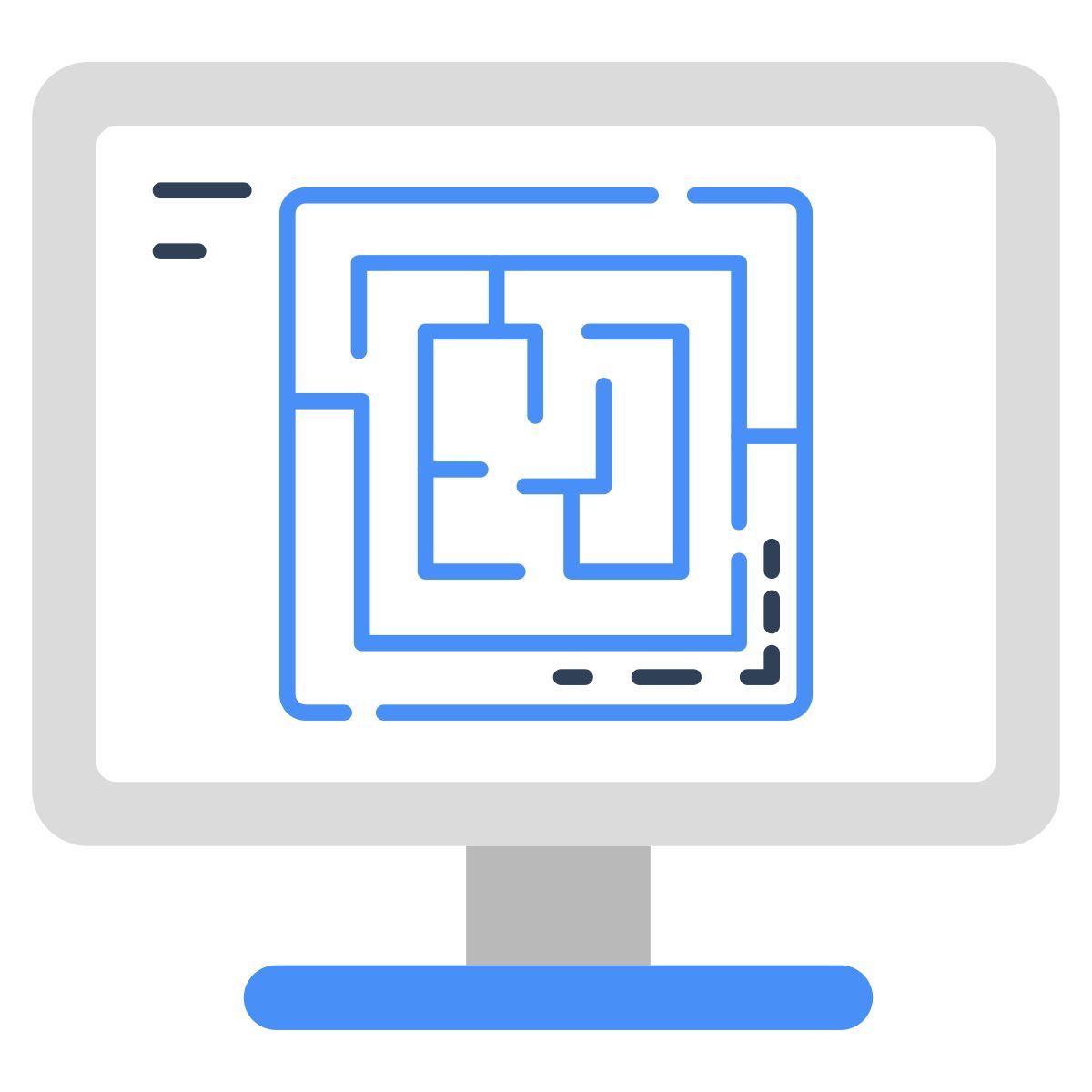 jeu informatique labyrinthe icon