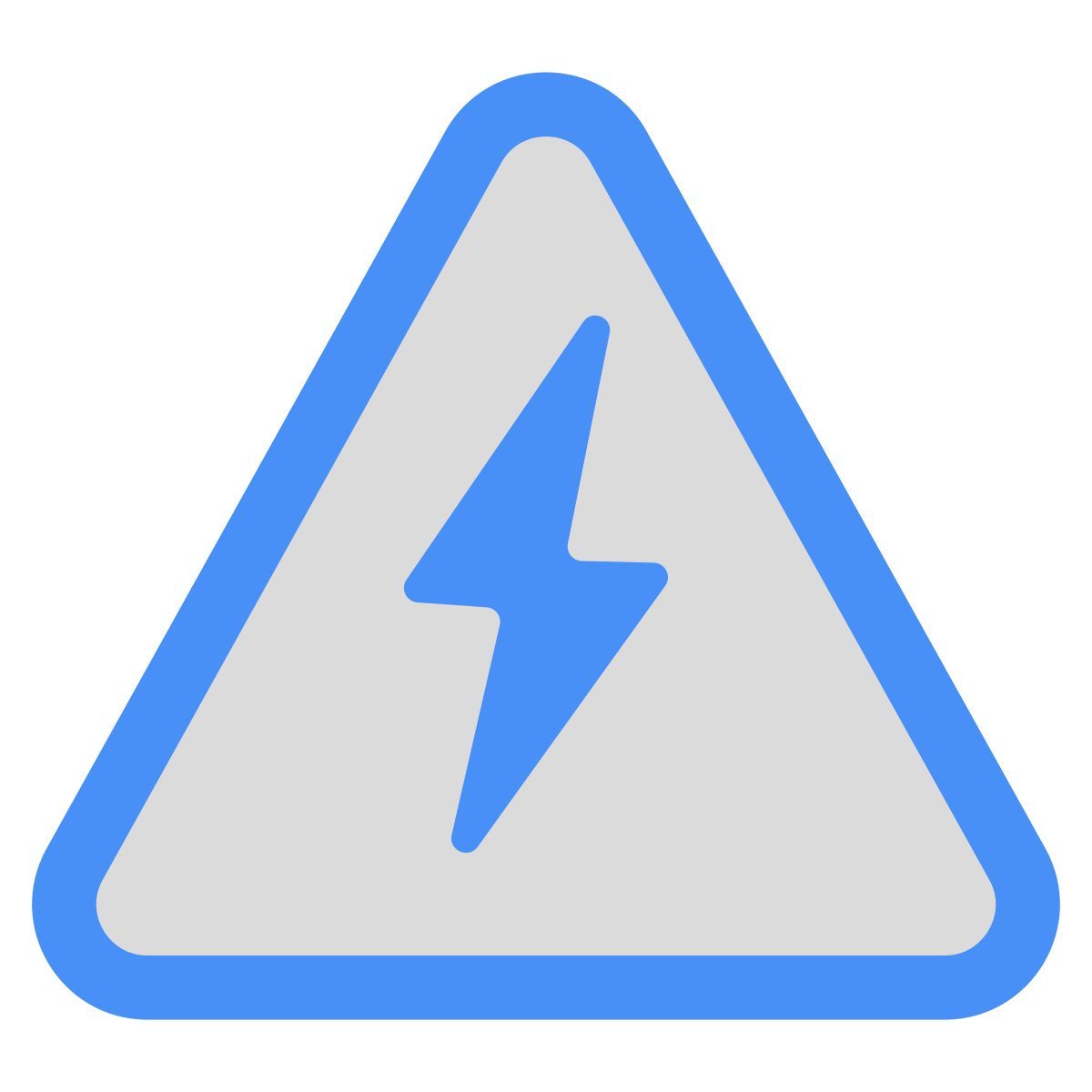 electricity hazard icon