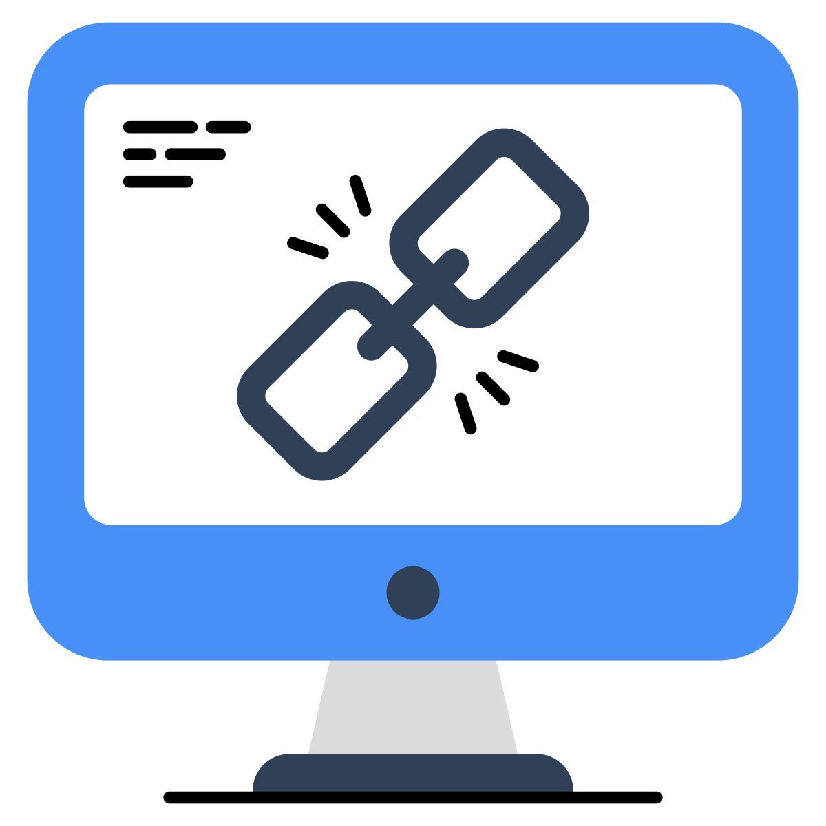 computador conectado icon