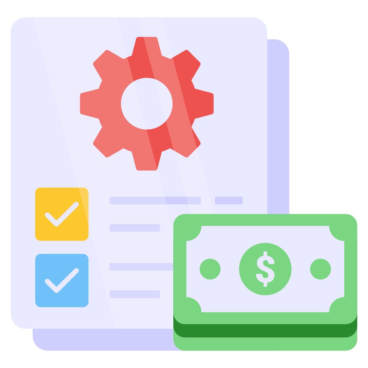 financial checklist icon